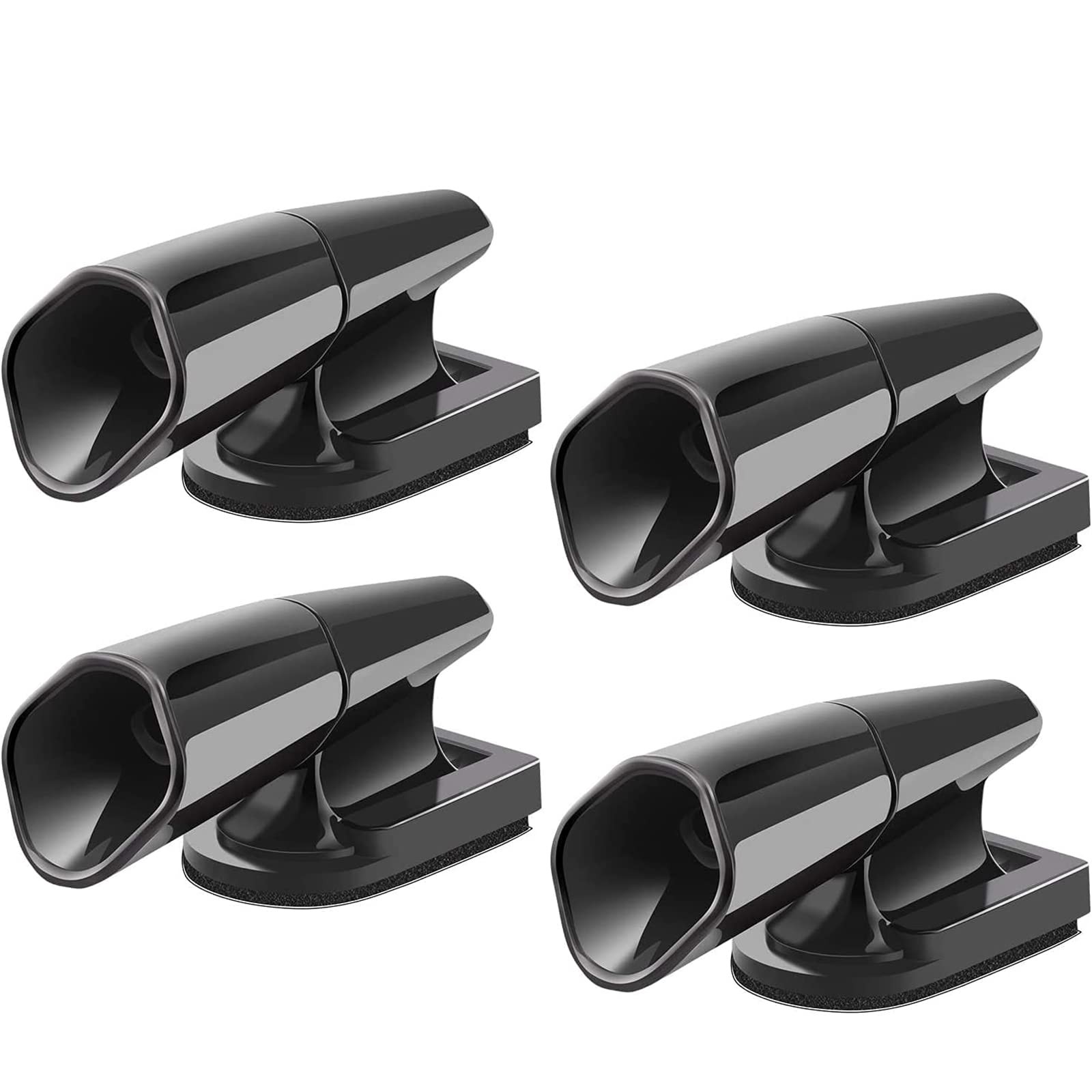 SAVITA 4 PCS Deer Whistles Wildlife Warning for Cars, Vehicles, Black