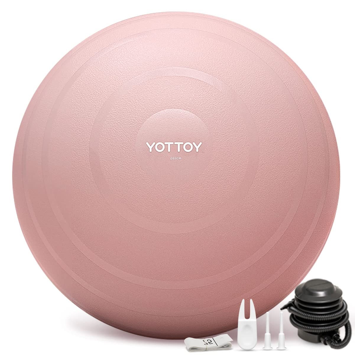 Exercise Ball for Pregnancy,AntiBurst Yoga Ball for Physical Therapy,Stabilit...