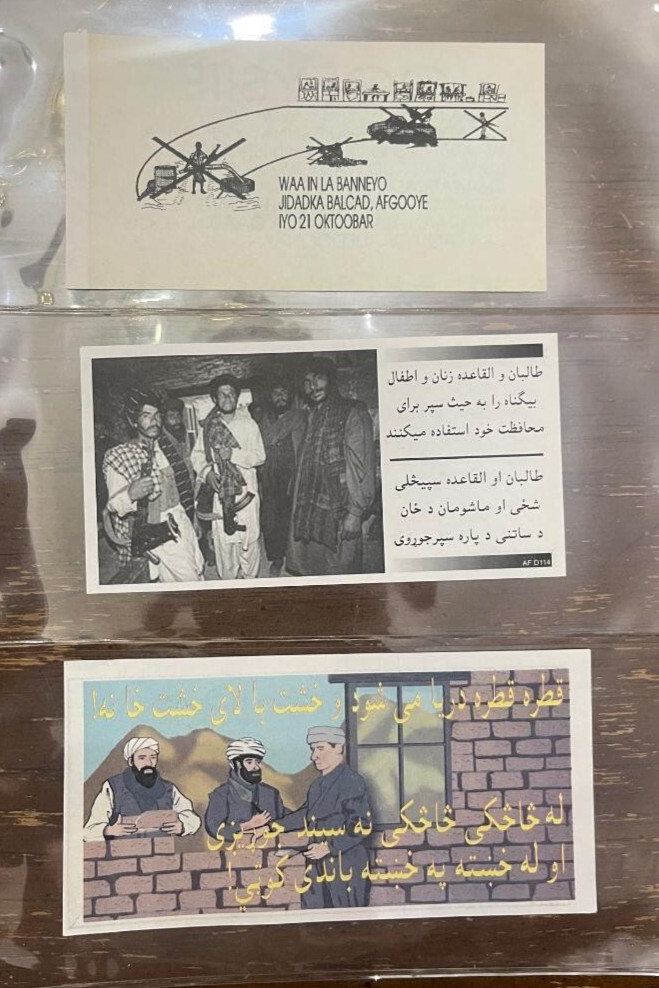 OEF/OIF IRAQ/AFGHANISTAN/SOMALIA SURRENDER PROPAGANDA LEAFLETS. YOU GET 3  (30)