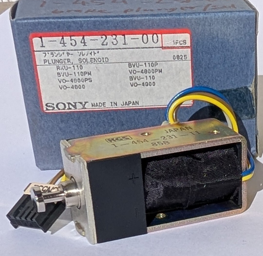 SONY Solenoid Plunger 1-454-231-00, 1-454-231-11 for BVU-110, VO-4000, VO-4900