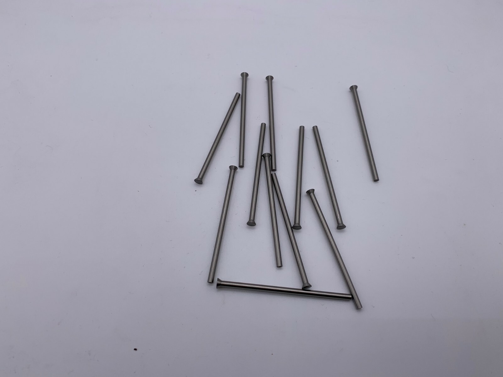 Royal .091" X  2" Long Bevel Headed Punches, Tool Steel, Lot Of 12 Pieces
