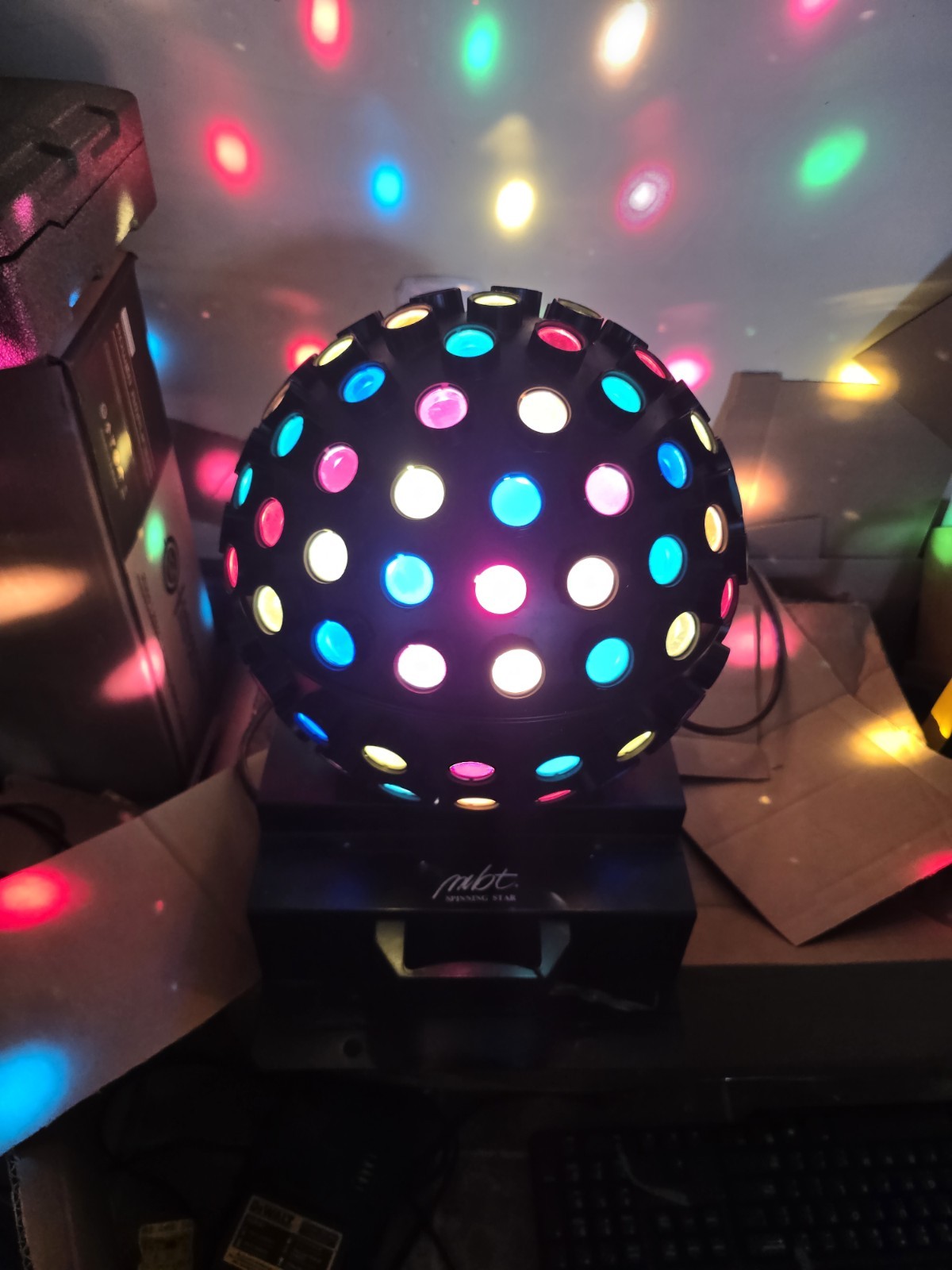 MBT Spinning Star Globe ME4700 light Tested Working