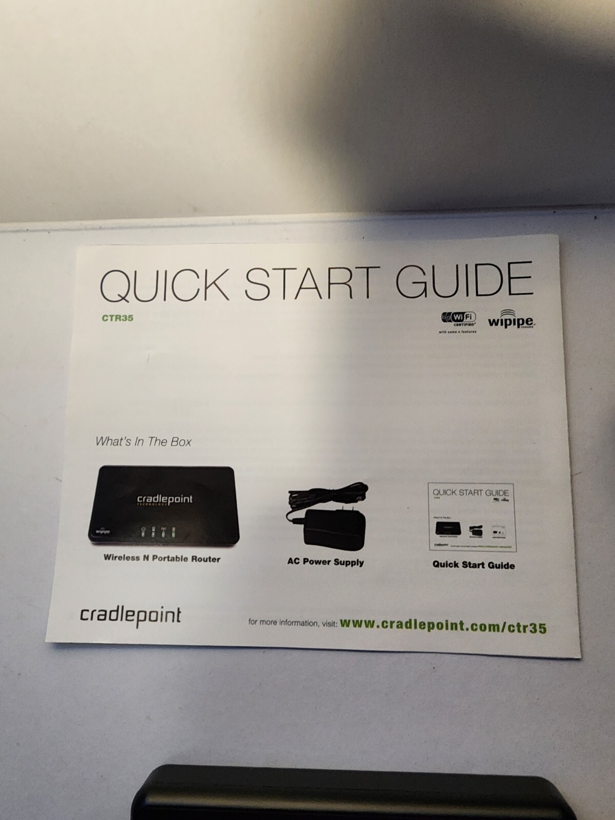 Cradlepoint Wireless Router Tested Works Ctr35 Portable
