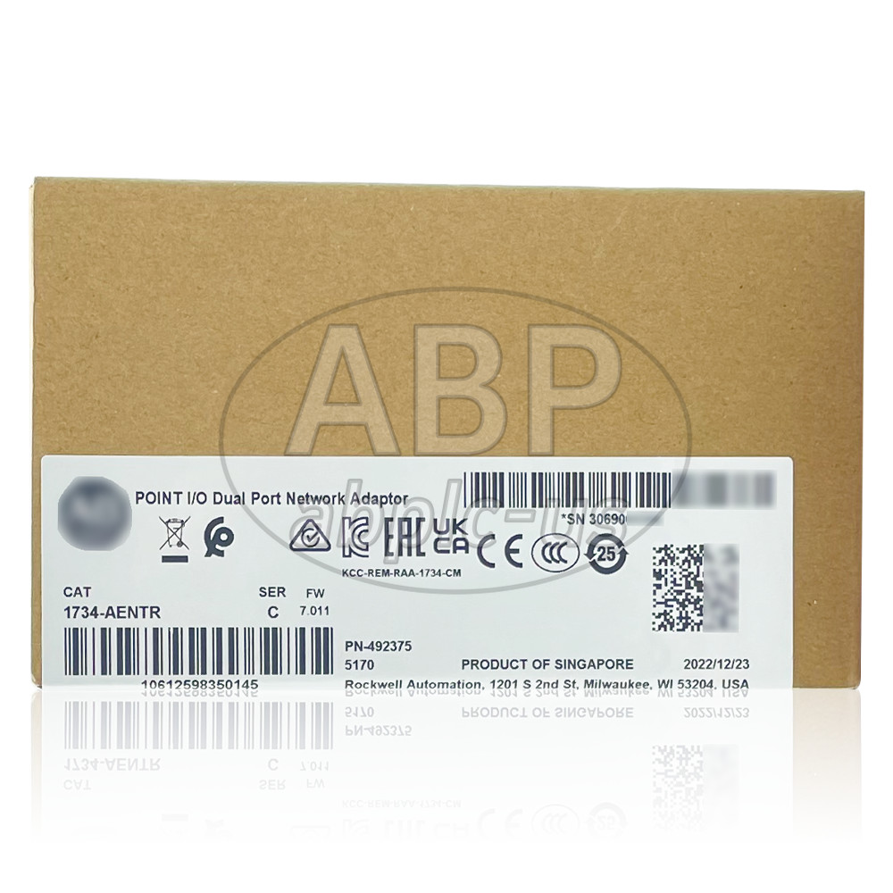 New Allen-Bradley 1734-AENTR POINT I/O Dual Port Network Adaptor