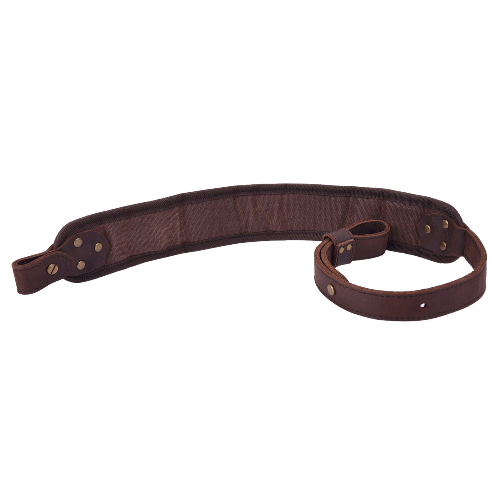 Leather Canvas Rifle Sling Shotgun Shell Slots Straps For .30/30 .308 12GA .22LR
