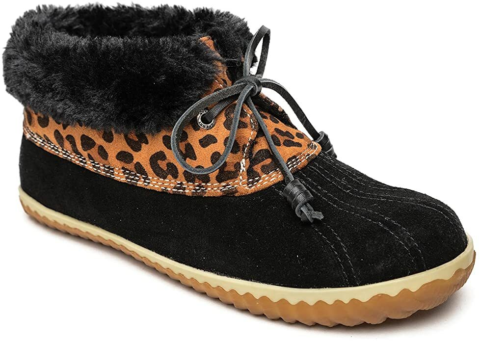 SPERRY Duck SLIPPER Bootie SIZE 7 Women's SLIPPERS Animal Print NEW ~  FREE SHIP