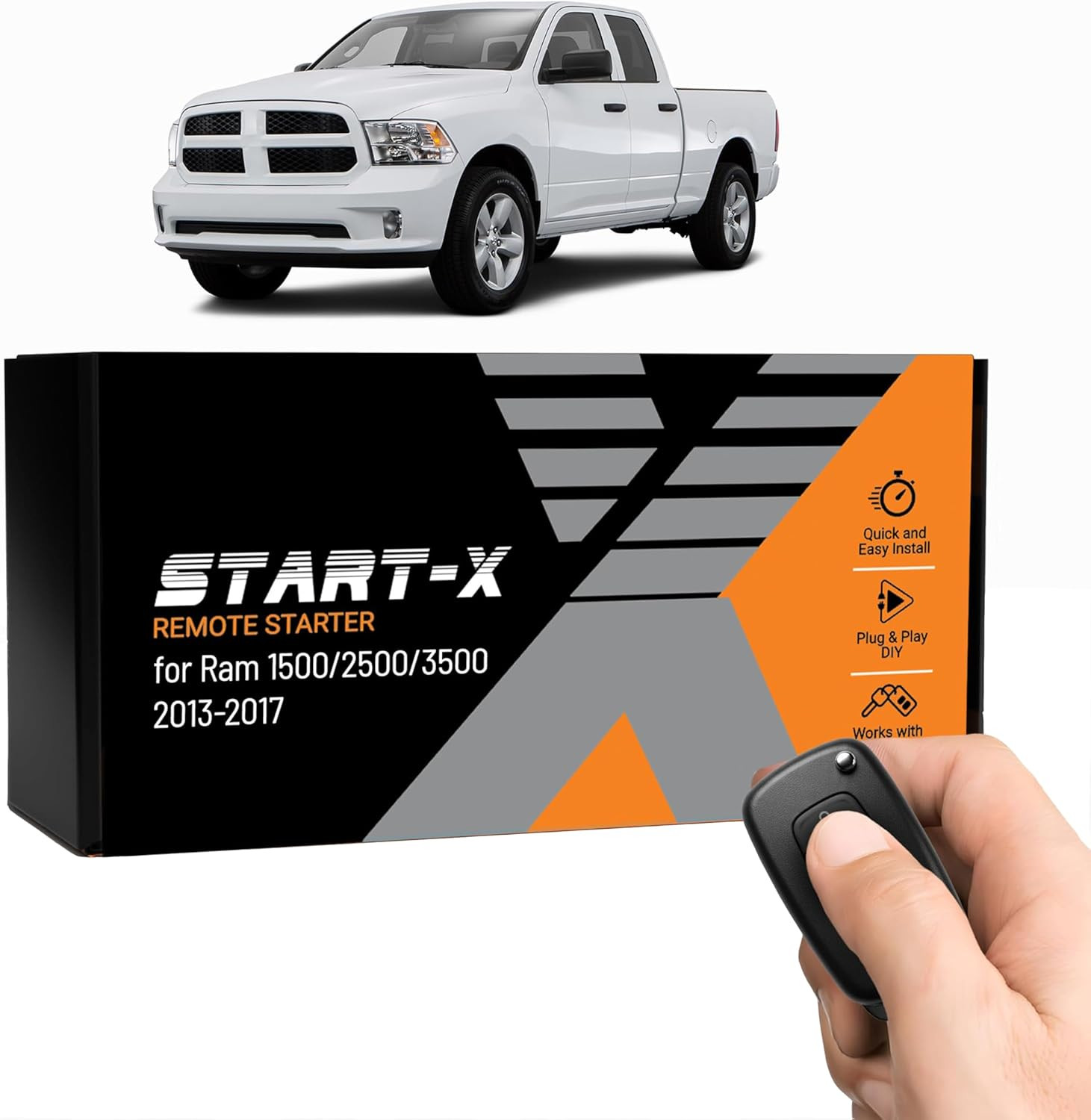 Remote Start Kit Plug N Play Key Ignition Ram 1500 2500 3500 Easy Install