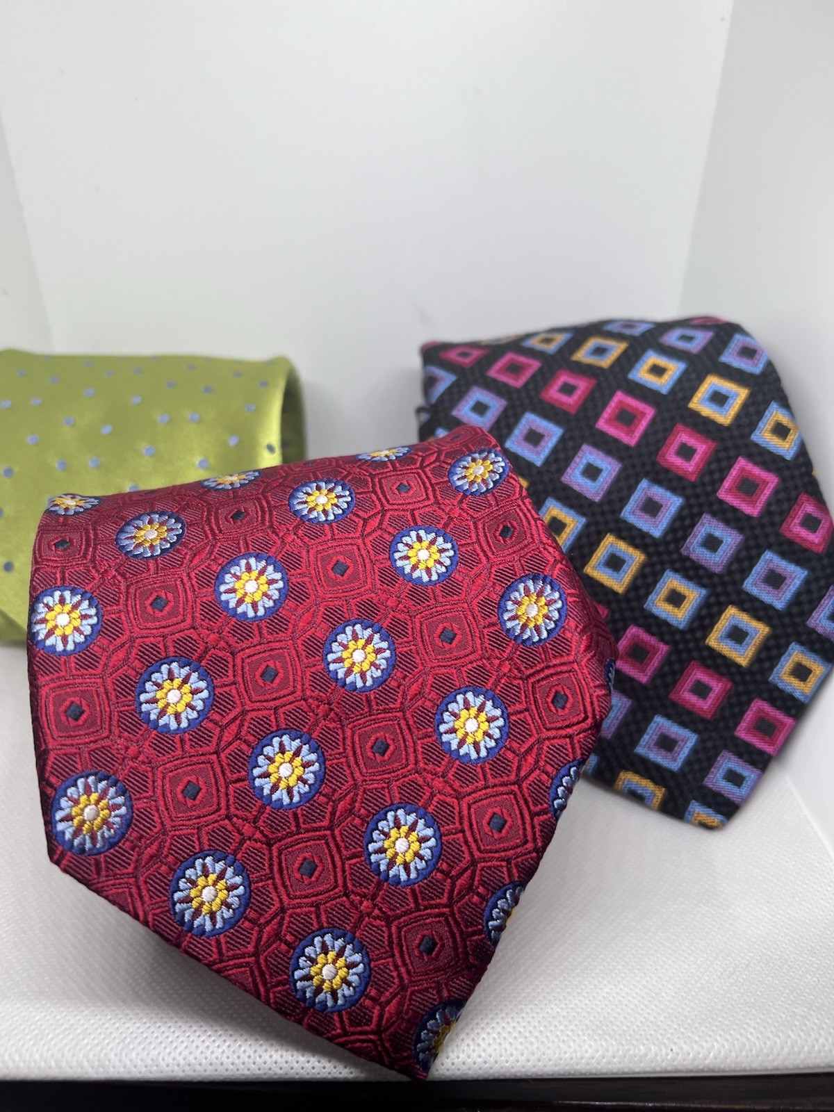 Robert Talbott Nordstrom Men's 3-Piece Multicolor Necktie Tie Set