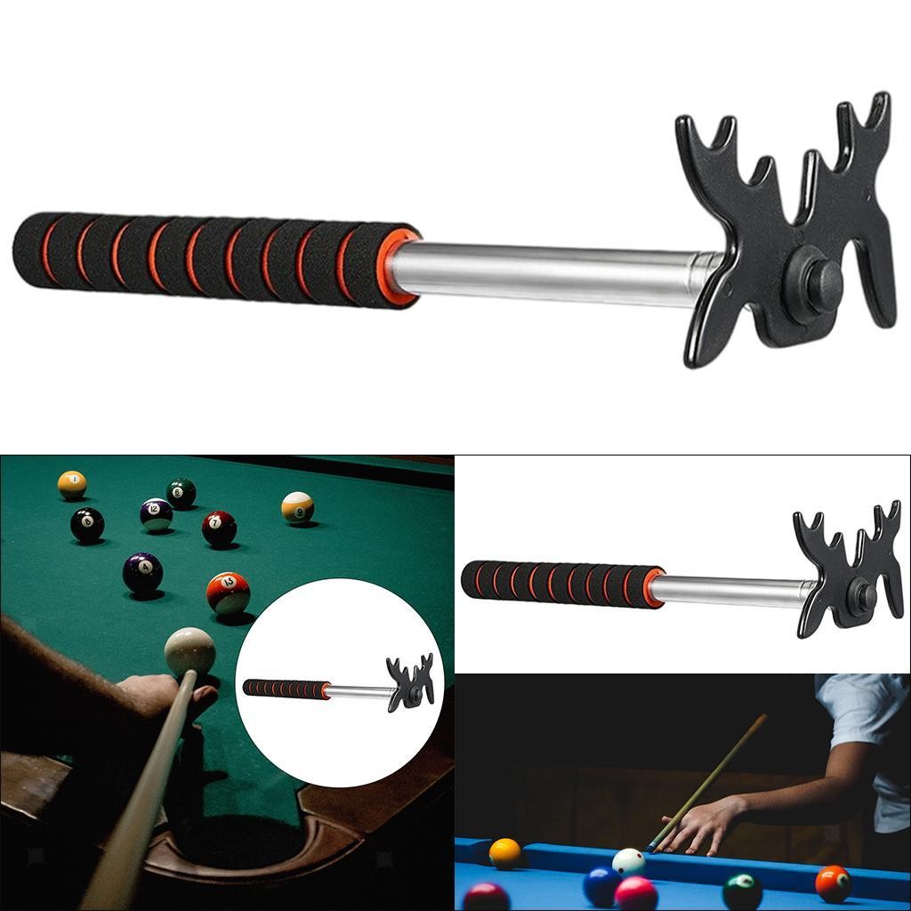 Billiards Pool Cue Stick Bridge Head Removable for Game Competition Indoor