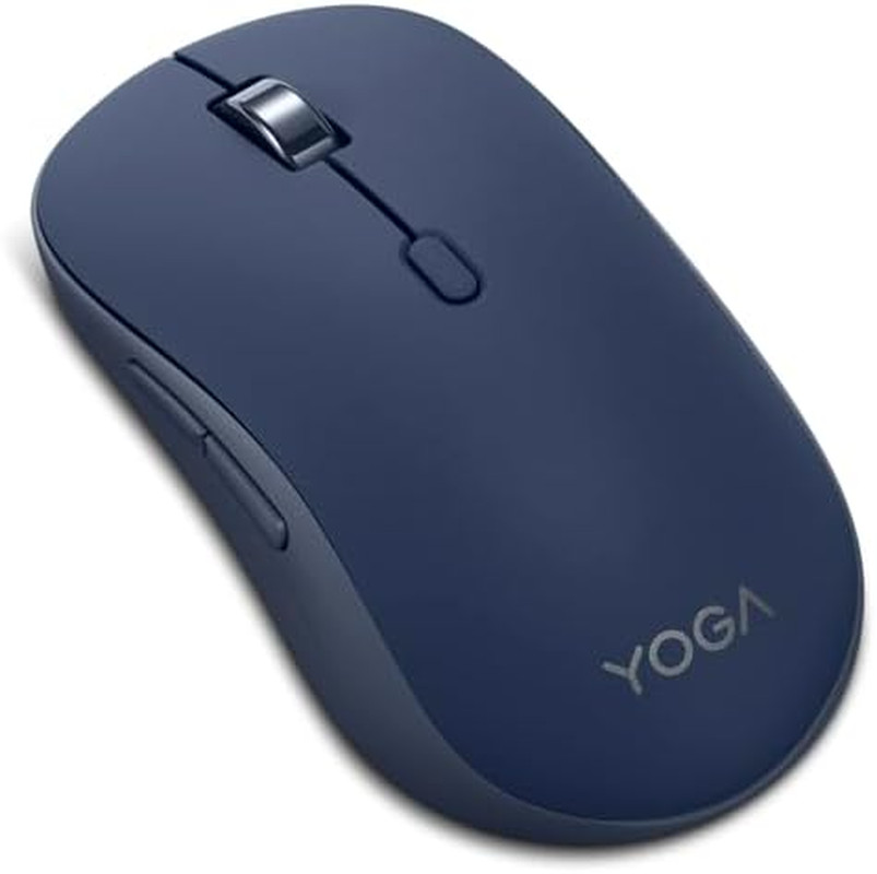 Yoga Bluetooth Silent Mouse, 3 Level DPI Adjustment, 36 Month Battery Life, Blue