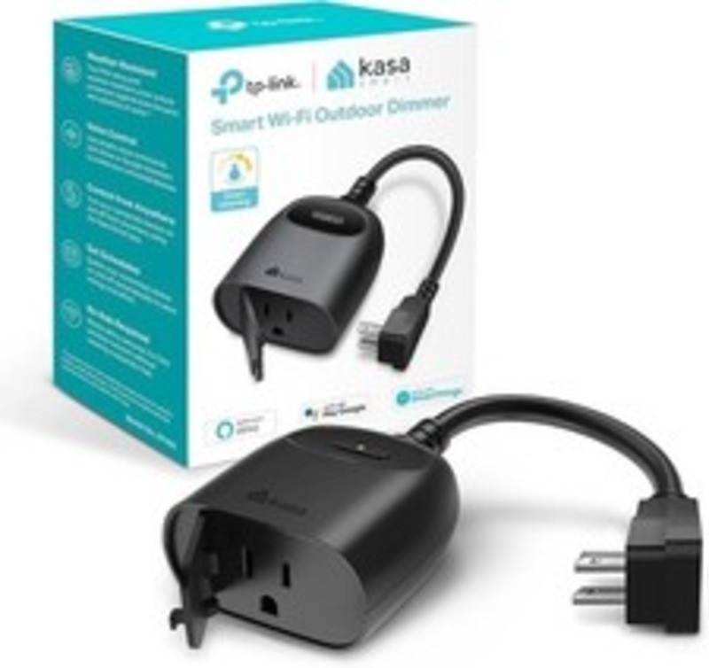 Kasa Outdoor Smart Dimmer Plug, IP64 Plug- in Dimmer for Outdoor String LightsN