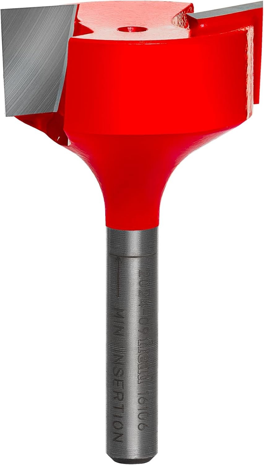 Efficient Cutting Router Bit for Dadoes and Grooves in Various Materials