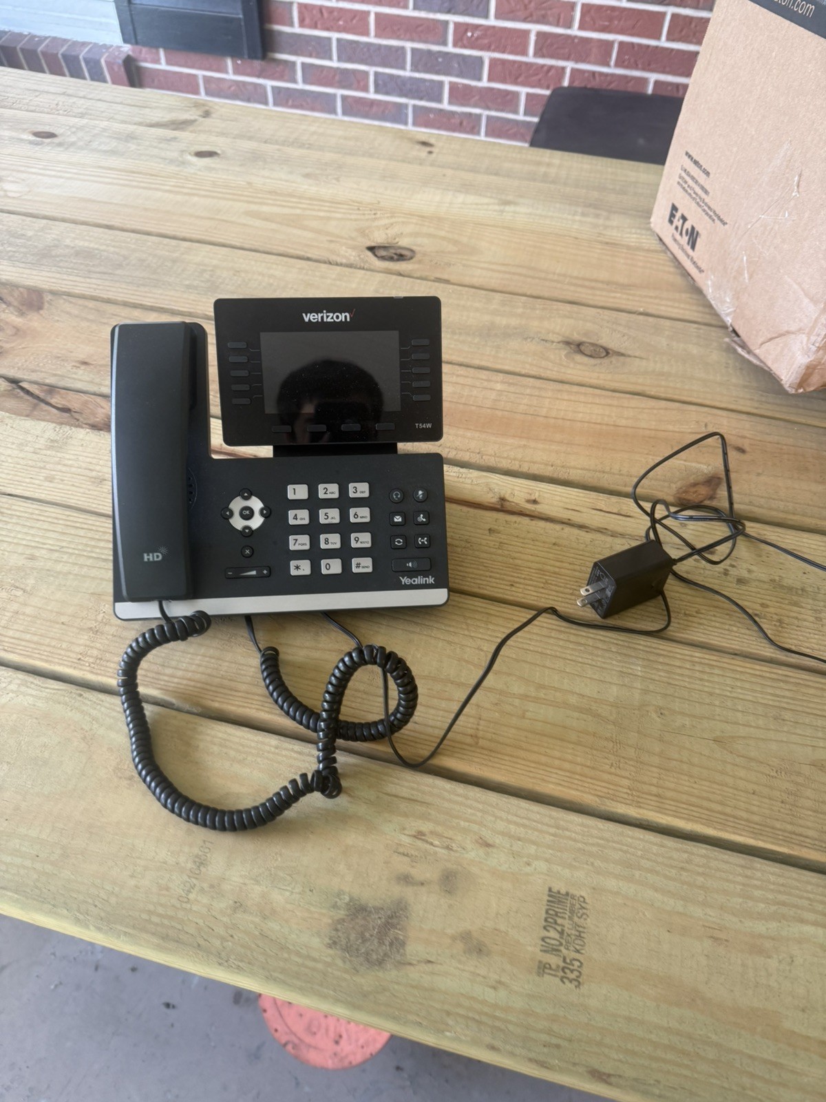Verizon Yealink SIP-T54W IP Prime Business Phone with Power Adapter
