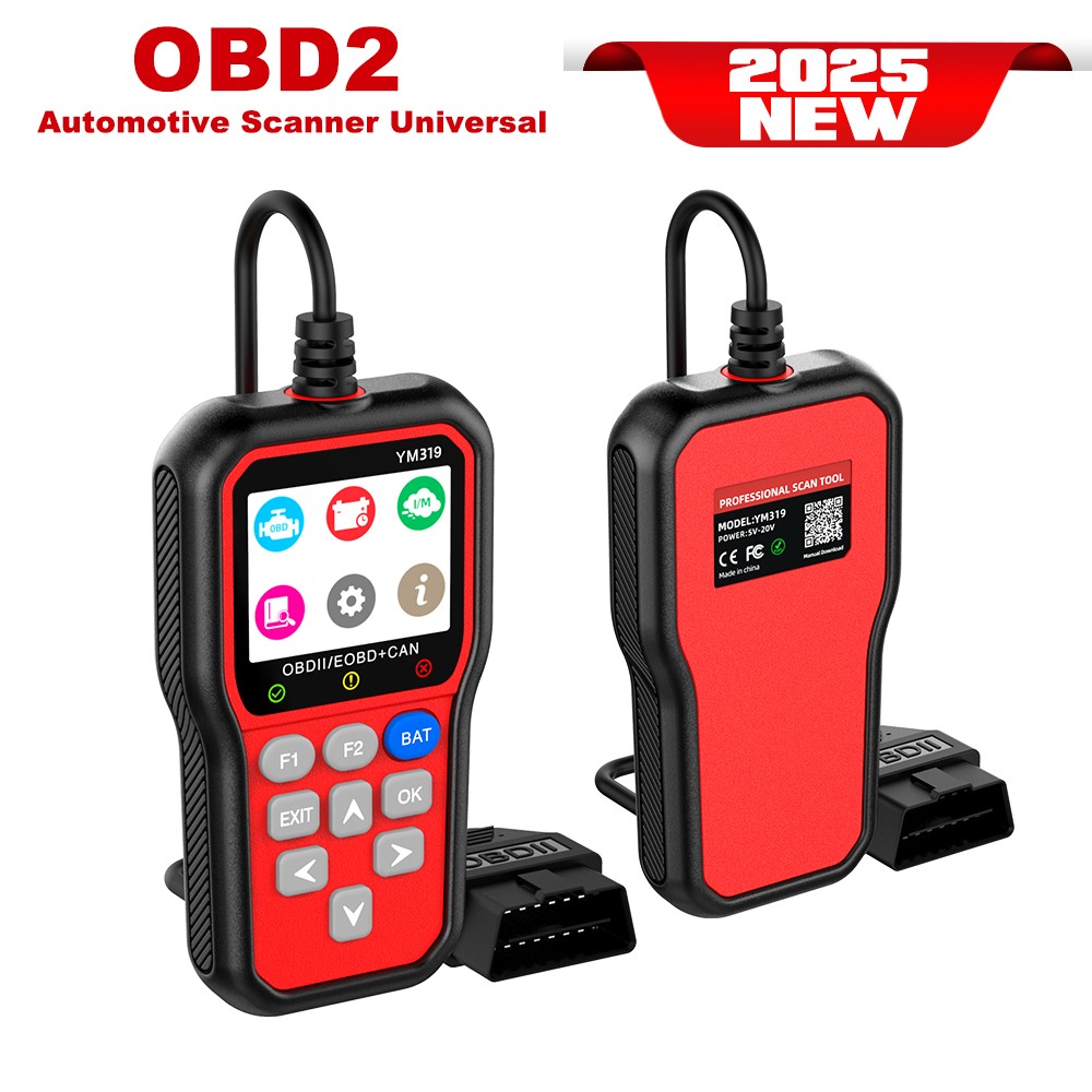 2025 NEW YM319 OBD2 Scanner Engine  Code Reader Car Diagnostic Tool