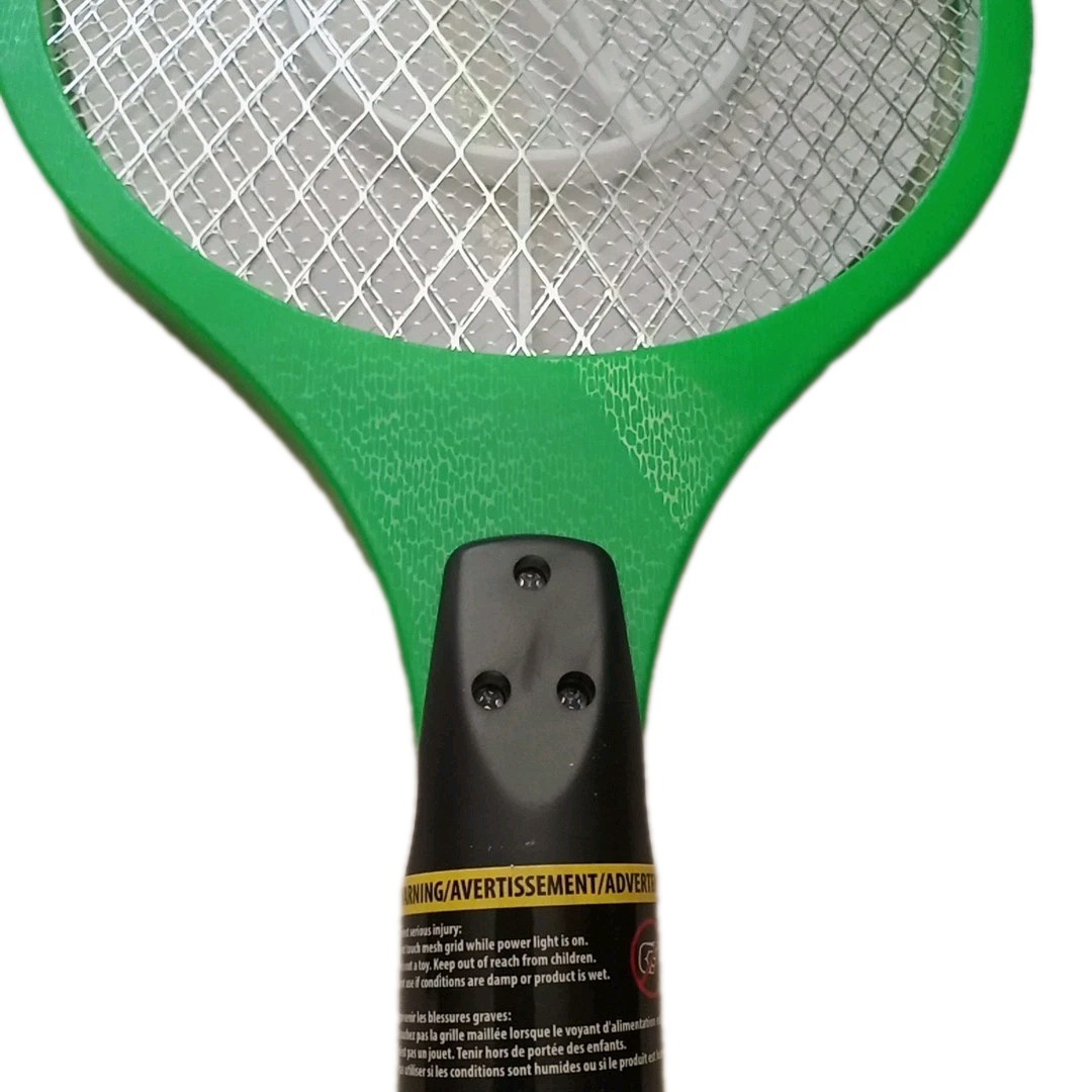 2x Electric Bug Zapper Handheld Fly Swatter Mosquito Killer Insect Racket Two Pc