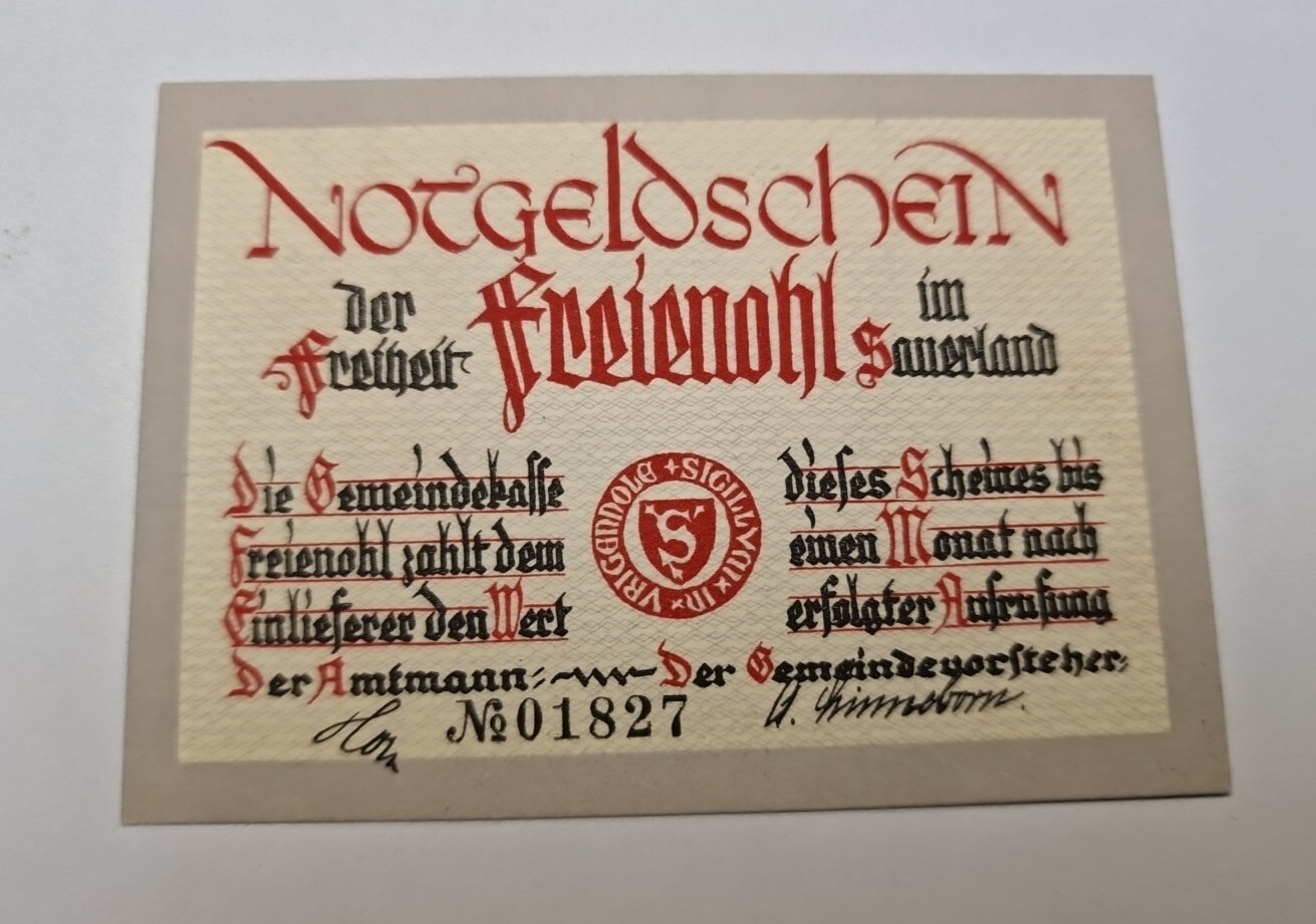 1 Mark Excellent Condition Old BANKNOTE Germany
