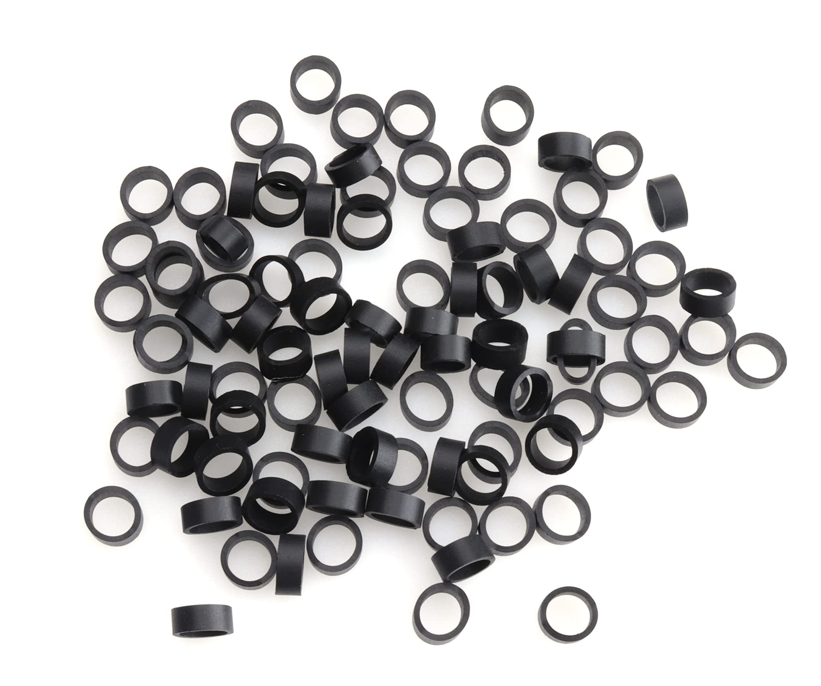 200 Pcs Silicone Cable Ties 12 MM OD Reusable Rubber Bands for Wire Cord Cabl...