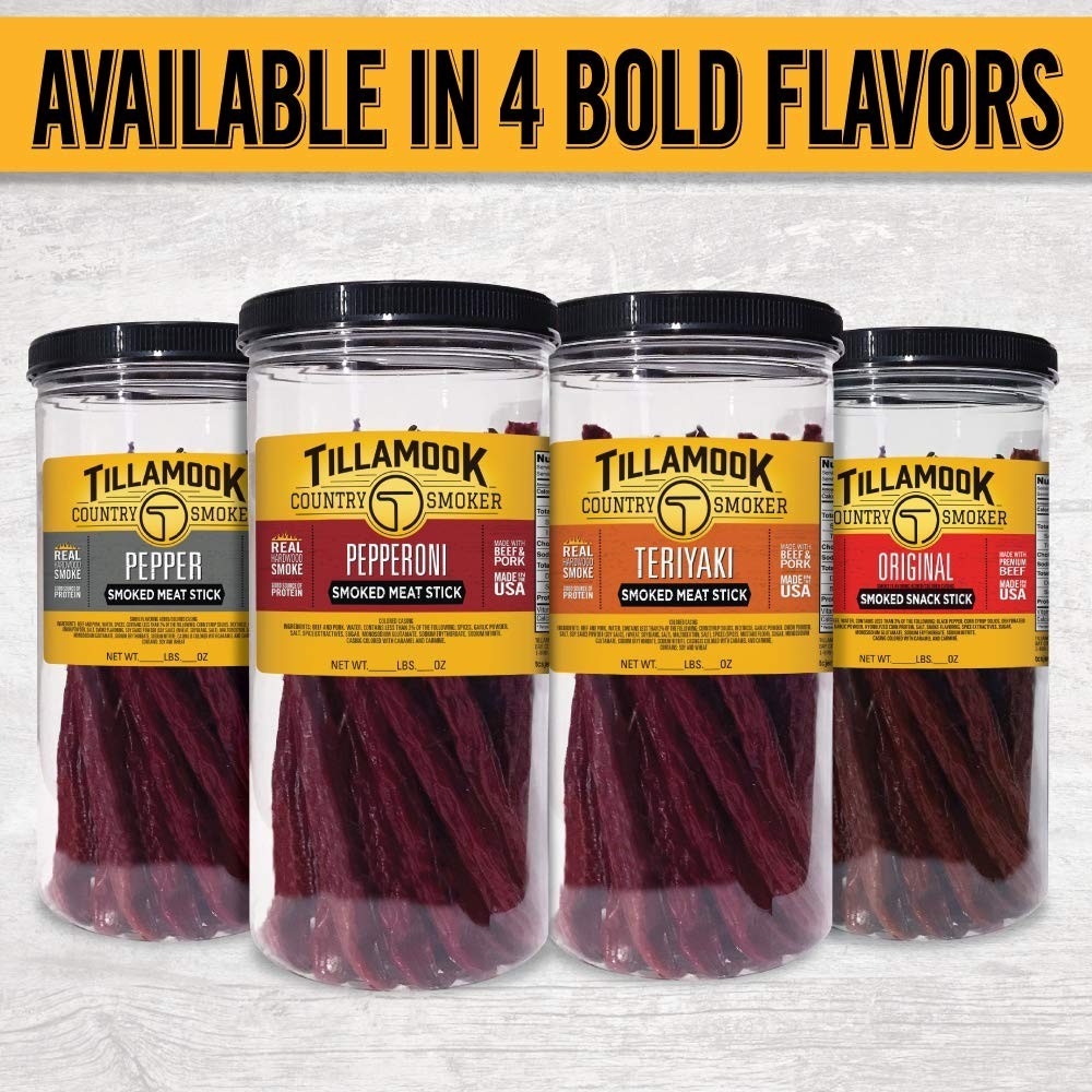 Delicious Teriyaki Hardwood Smoked Sausages in Resealable 15.2oz Jar - 20 Count