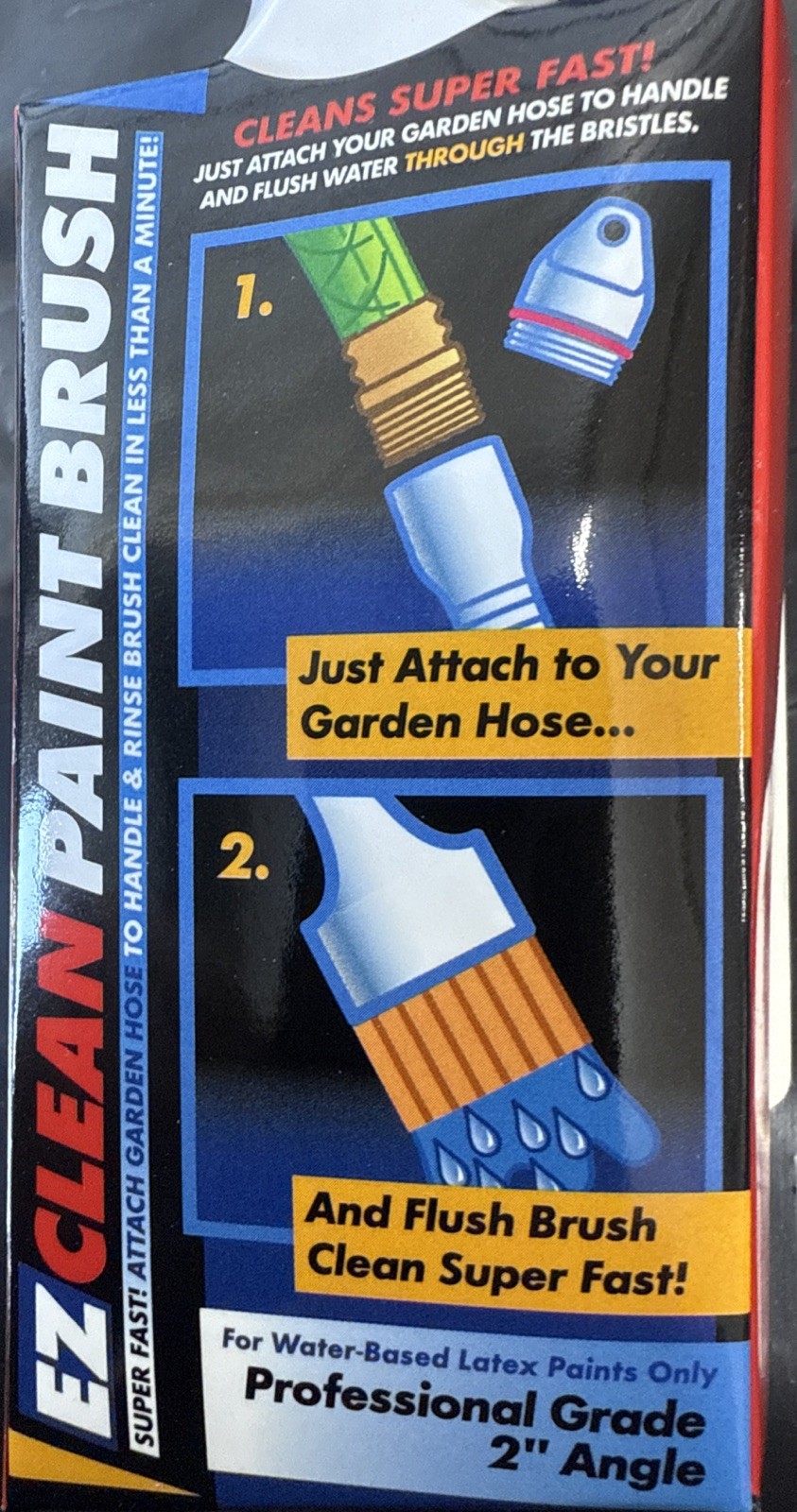 EZ Clean Pro Grade 2” Angle Paint Brush