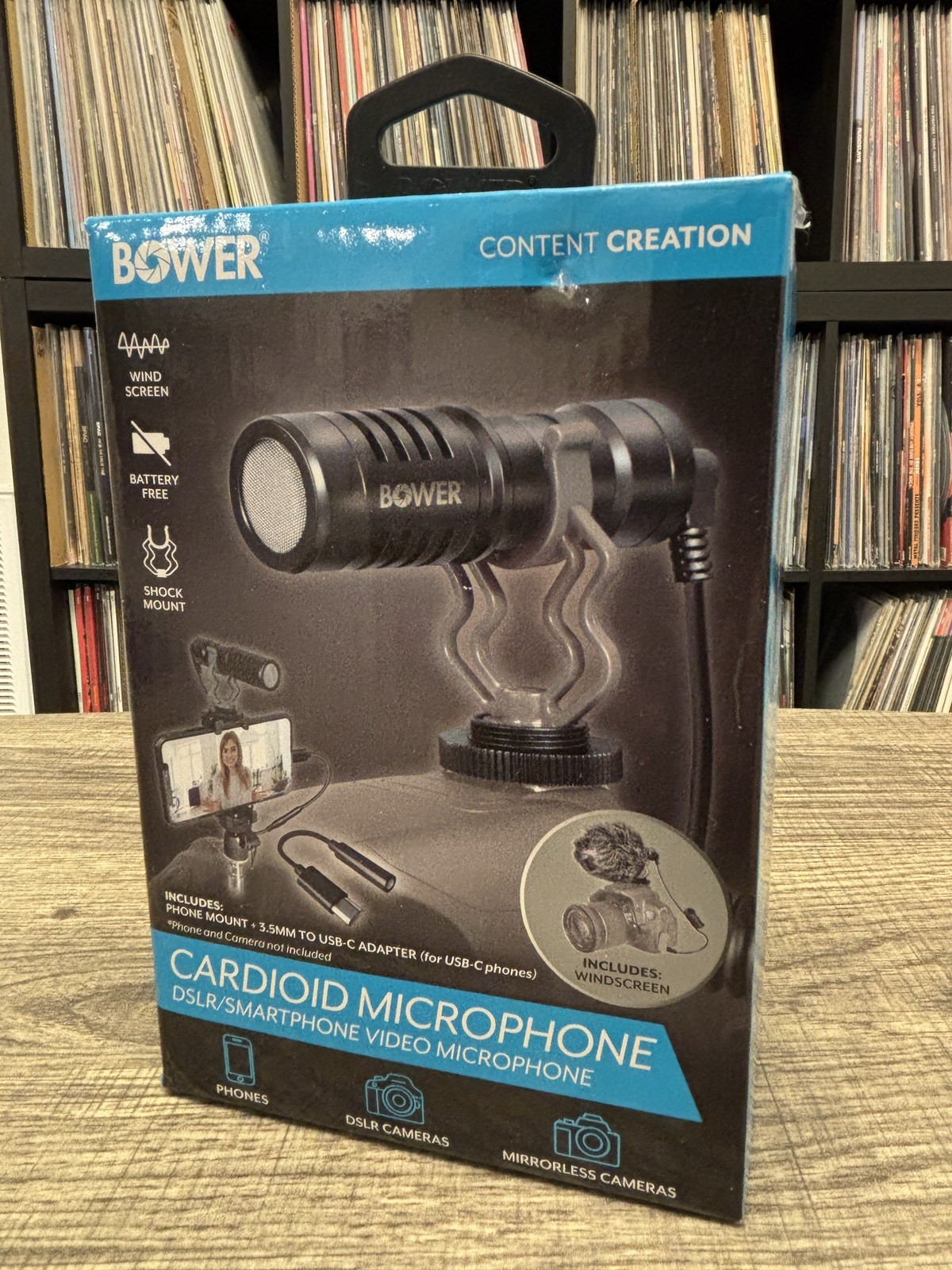Bower Cardioid Condenser Microphone - Open Box, Never Used