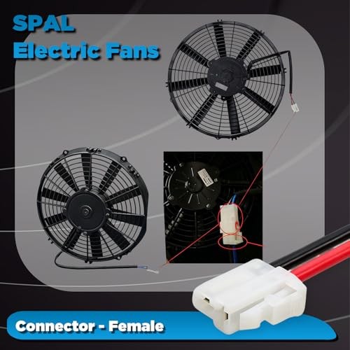 2PCS Universal Cooling Fan Connector Pigtail Harness | Alternator 2 pack
