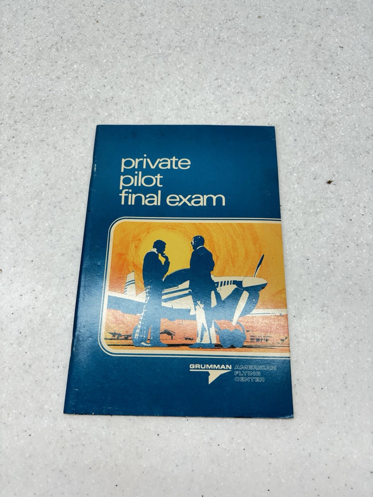 Vintage Private Pilot Final Exam Grumman American Flying Center Jeppesen