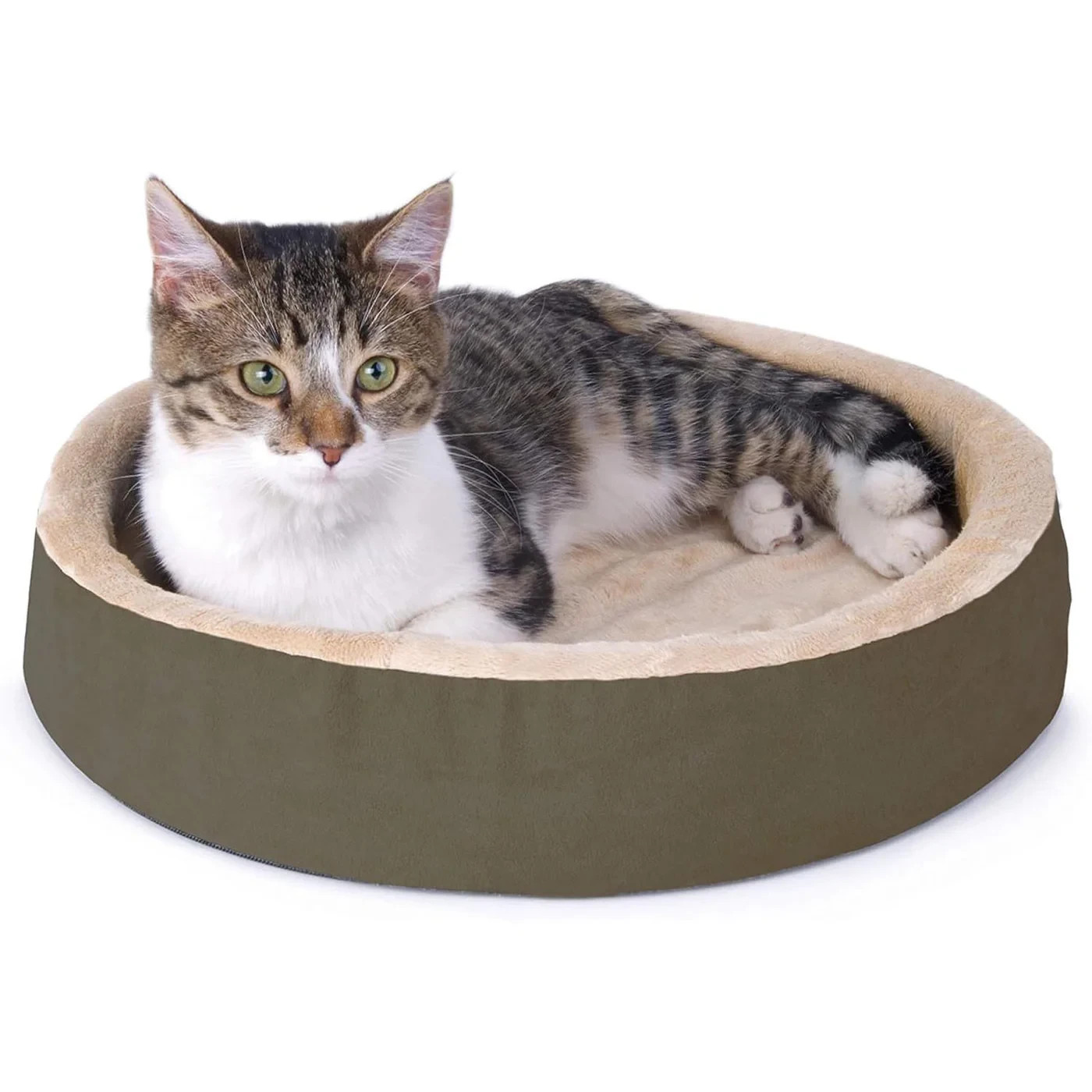 K&H Thermo-Kitty Cuddle Up Cat Bed – Indoor Heated Cat Bed  NEW