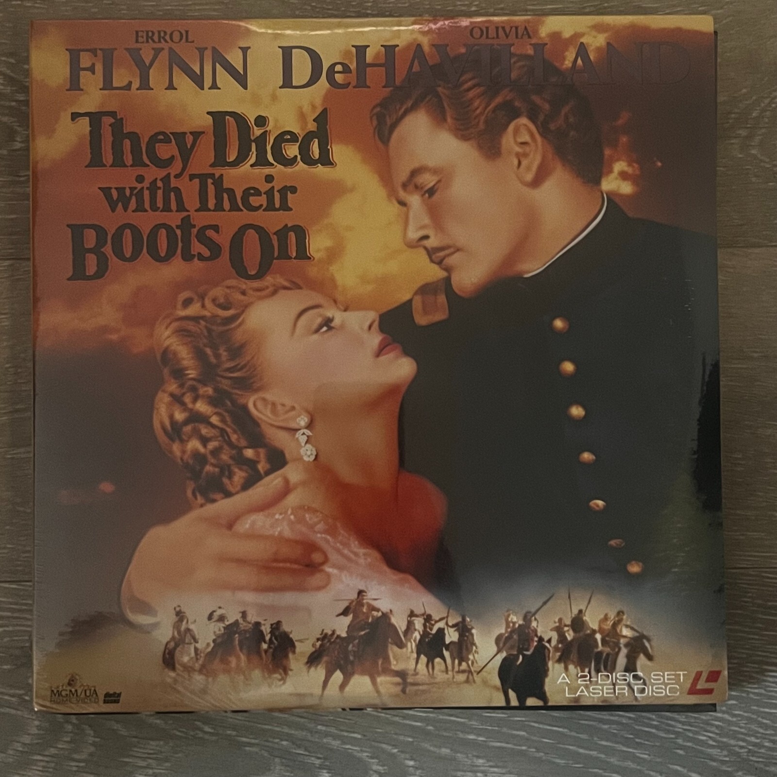 THEY DIED WITH THEIR BOOTS ON Laserdisc LD [ML101473] NEW/SEALED