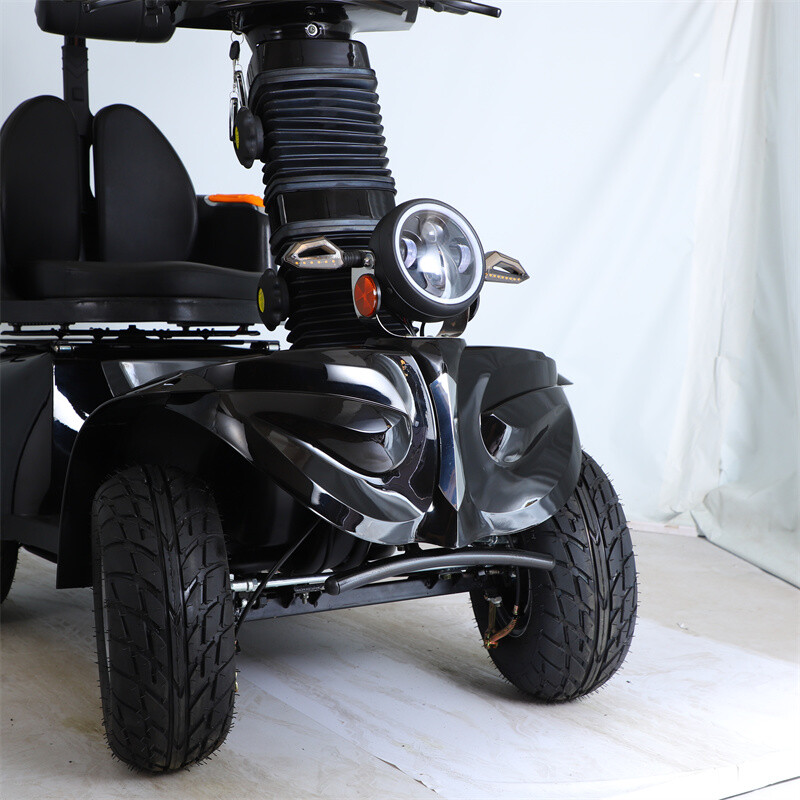 1000W 4 Wheel Heavy Duty Senior Mobility Scooter 60V/20A 500lbs 31 Miles 15MPH