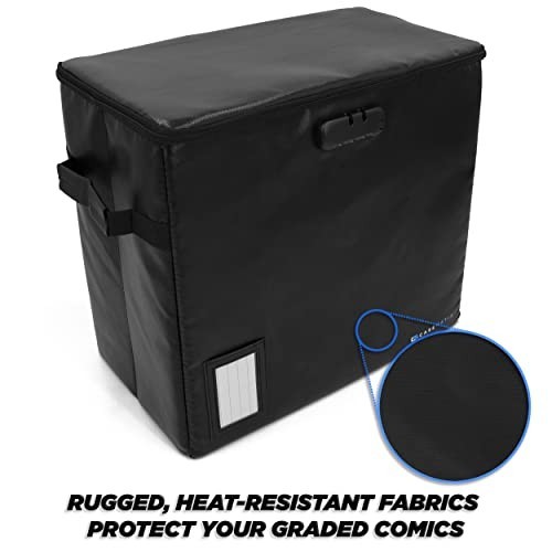 Graded Comic Book Storage Bin Fits 30 Slabs Fire Resistant Lockable Dividers