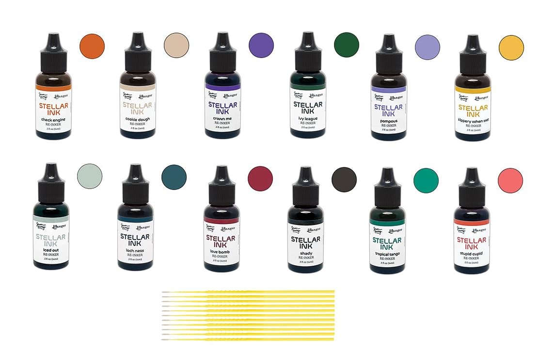 Simon Hurley Stellar Dye Ink Bundles - SHC Stellar Ink Pads & Reinkers, Released