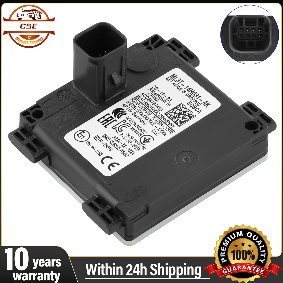 For 2021-2024 Ford F150 F250 F350 Blind Spot Radar Sensor Module ML3T14H031AK #·