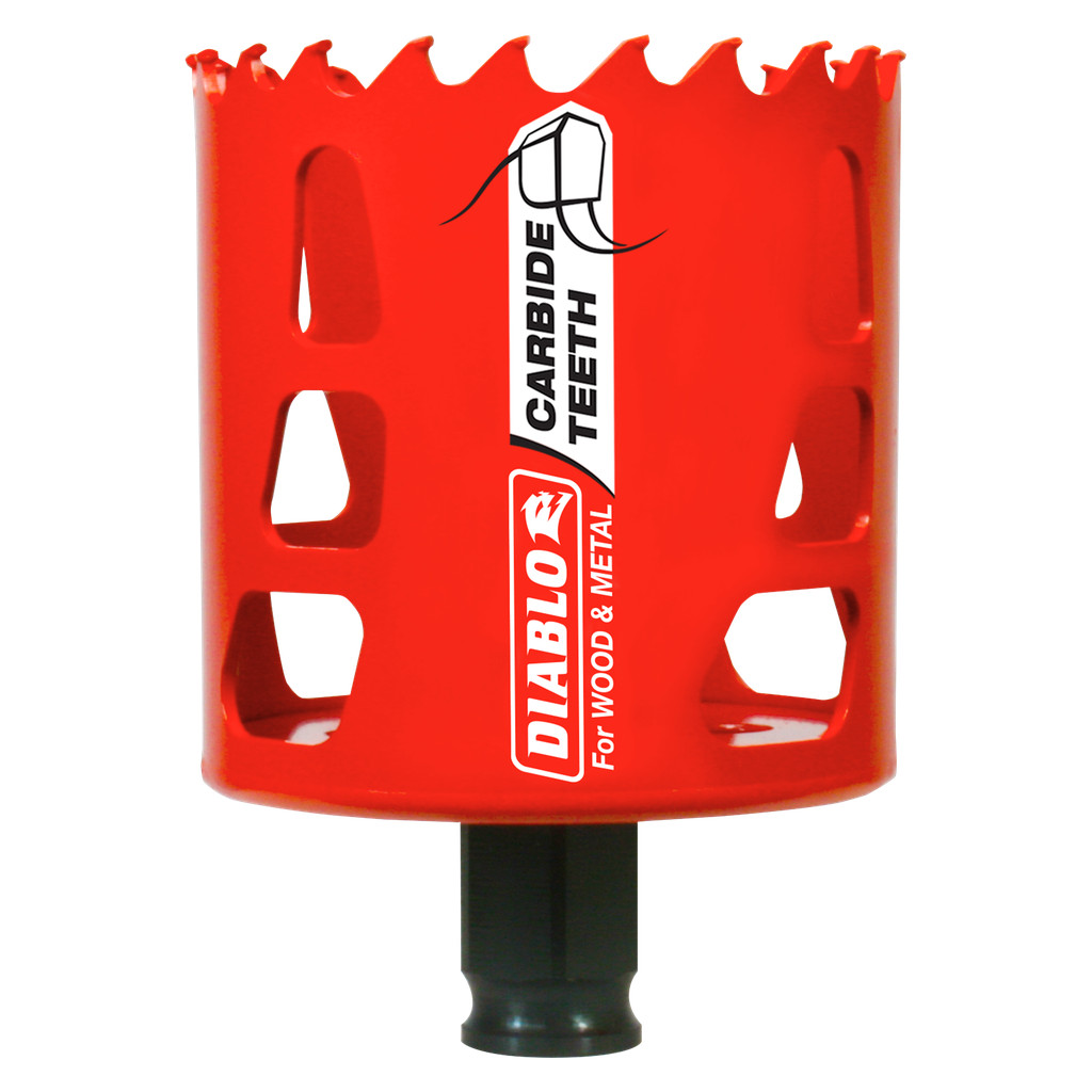 2-9/16 in. (65mm) Carbide-Tipped Wood & Metal Holesaw - DHS2563CT