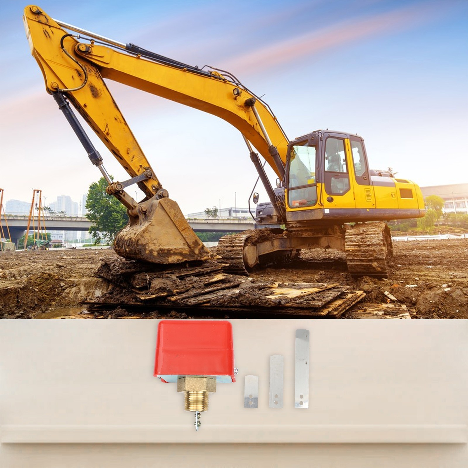 HFS1520 Paddle Flow Switch Sensor with High Temperature Tolerance Up to 250 C