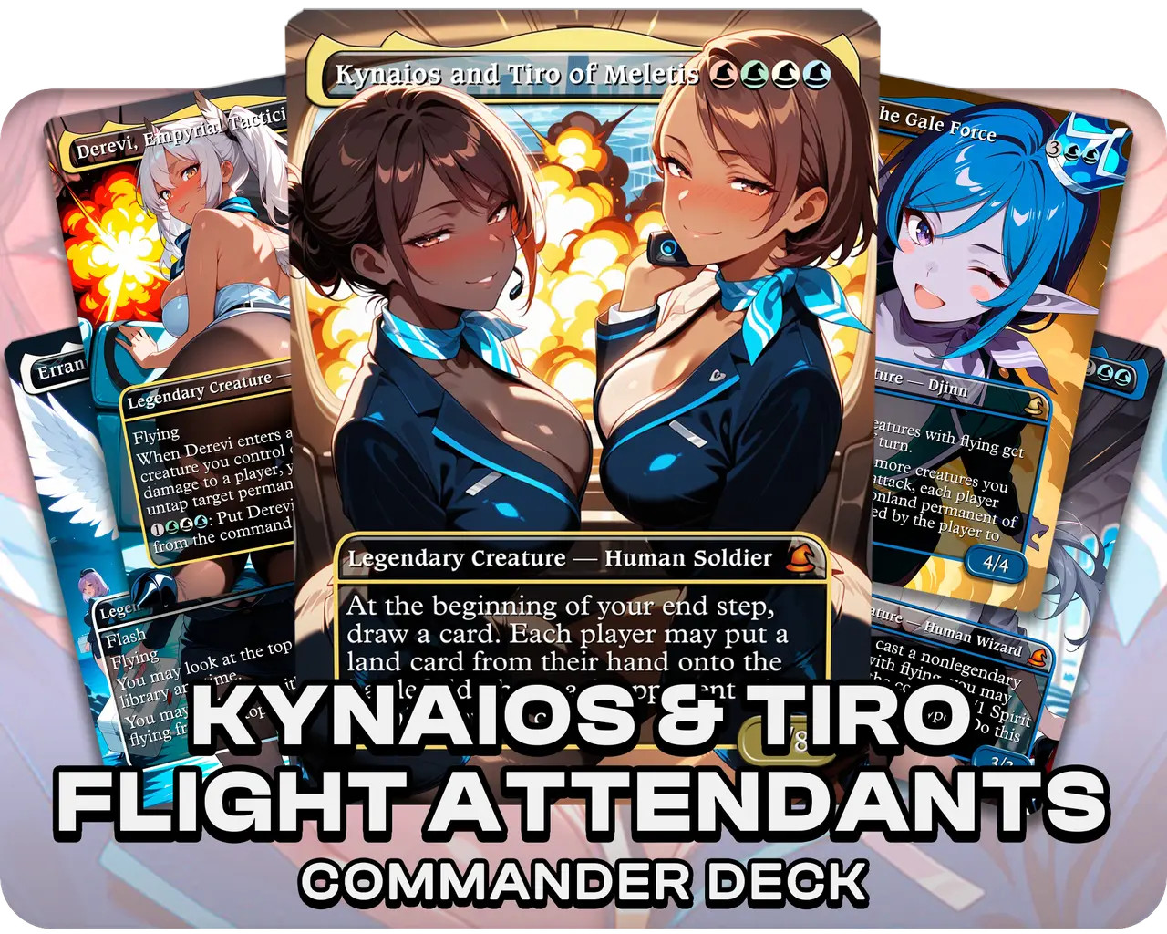 Kynaios and Tiro of Meletis | Flight Attendants | Commander Deck