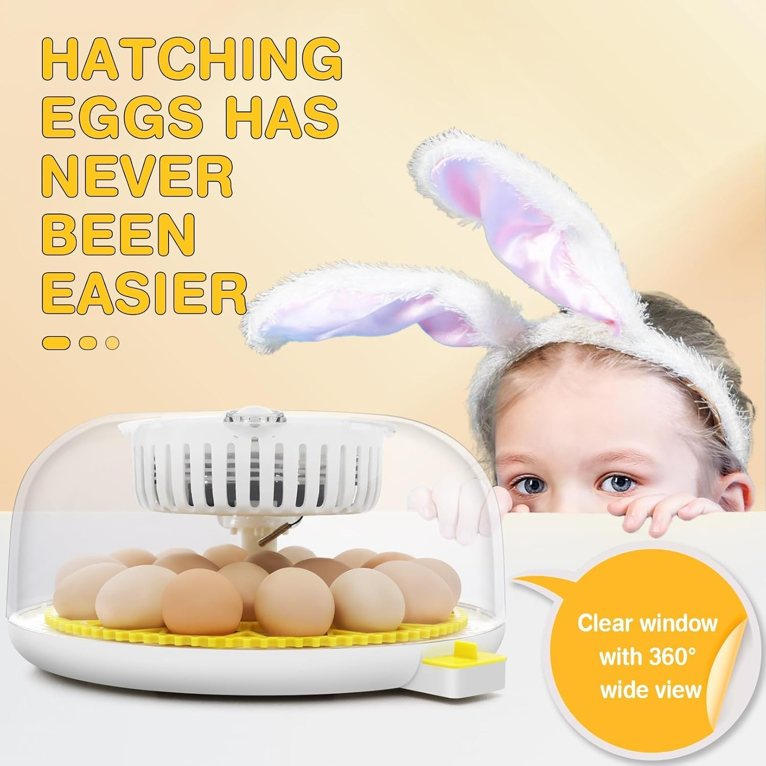 All-in-One 18 Egg Incubator: Clear View, Temperature Stability, and Easy Setup