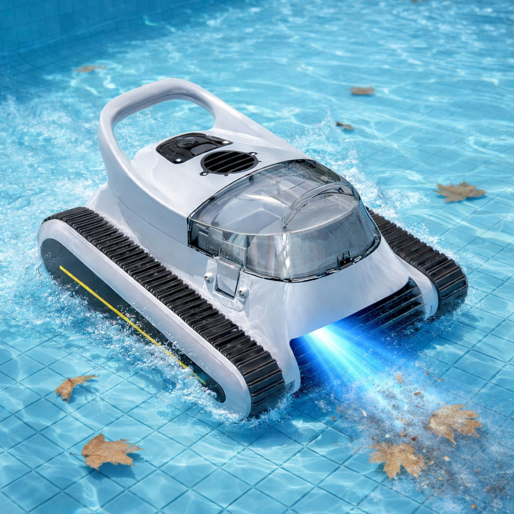 Robotic Pool Cleaner Cordless Pool Vacuum Robot Wall Climbing for Inground Pools