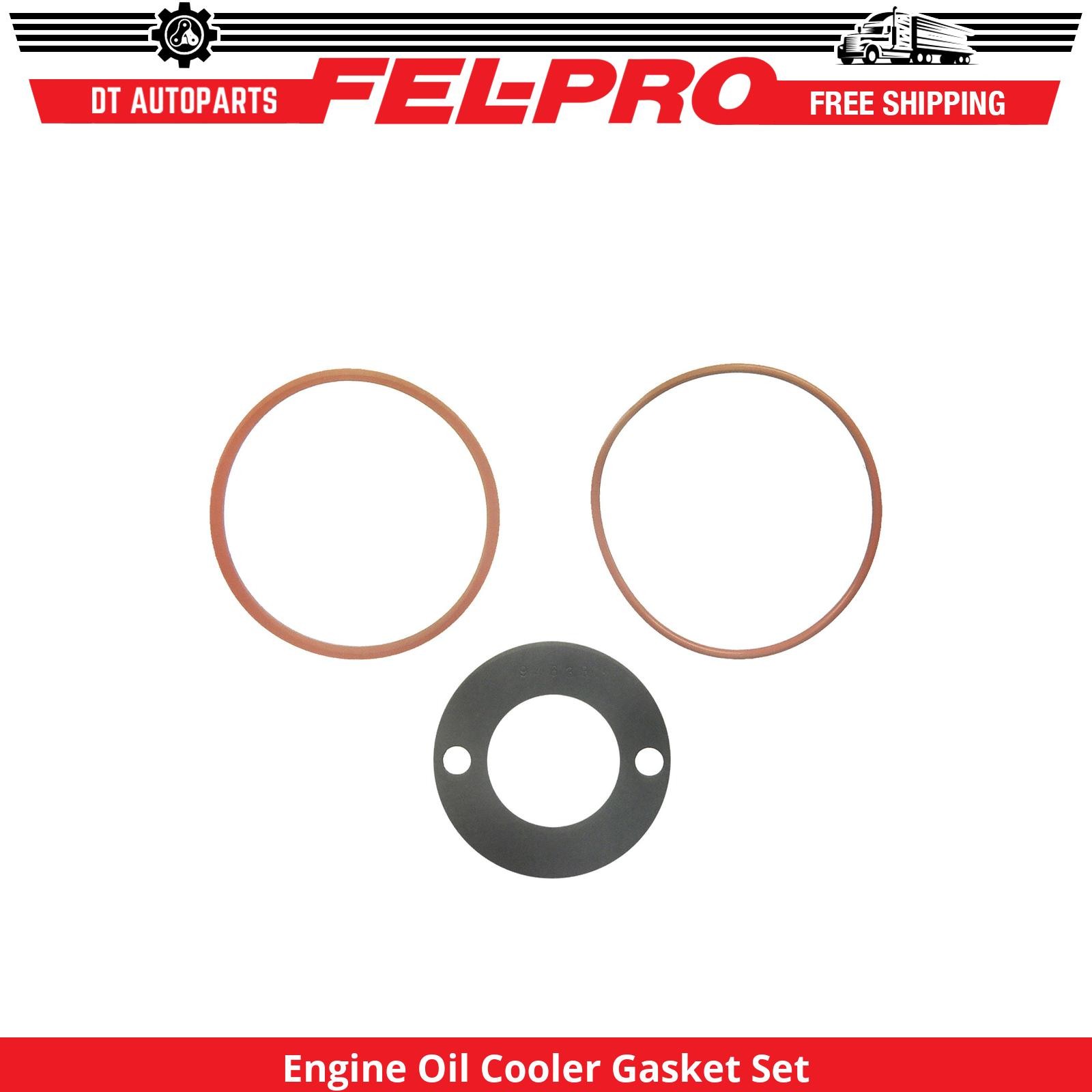 For 1993 Excalibur Limited 5.7L V8 Engine Oil Cooler Gasket Set Fel-Pro