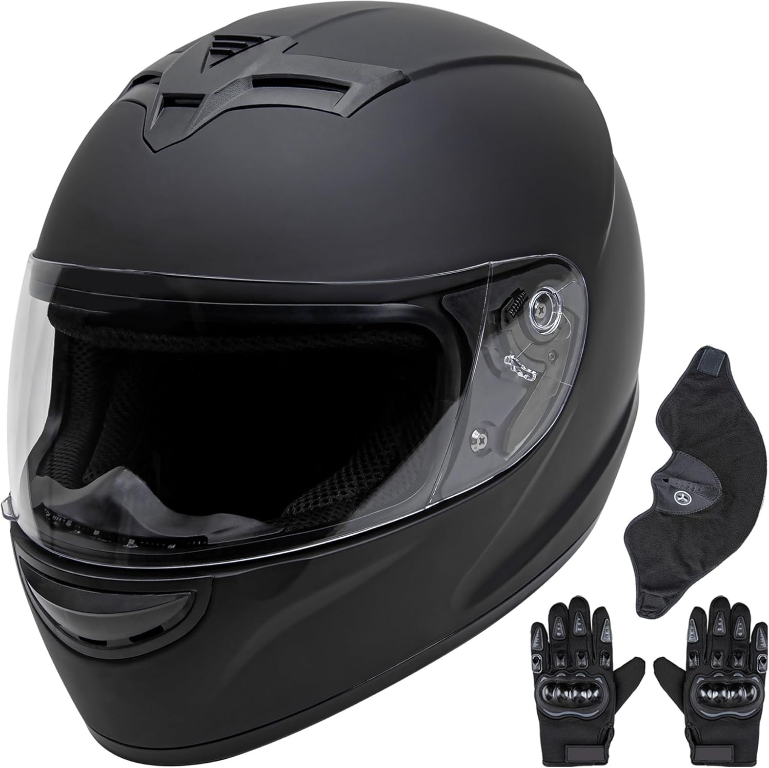 Cartman Full Face Motorbike Helmet - DOT Certified Open Box Never Used 803 Large