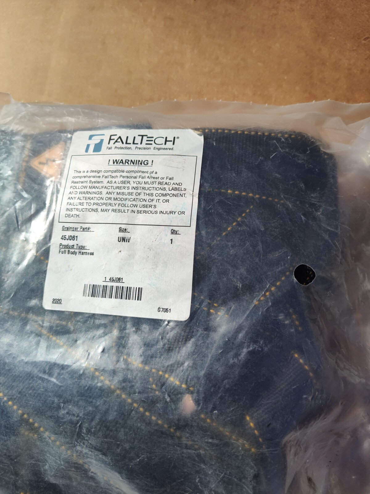 FALLTECH G7051 Arc Flash Body Harness,Arc Flash,Univ
