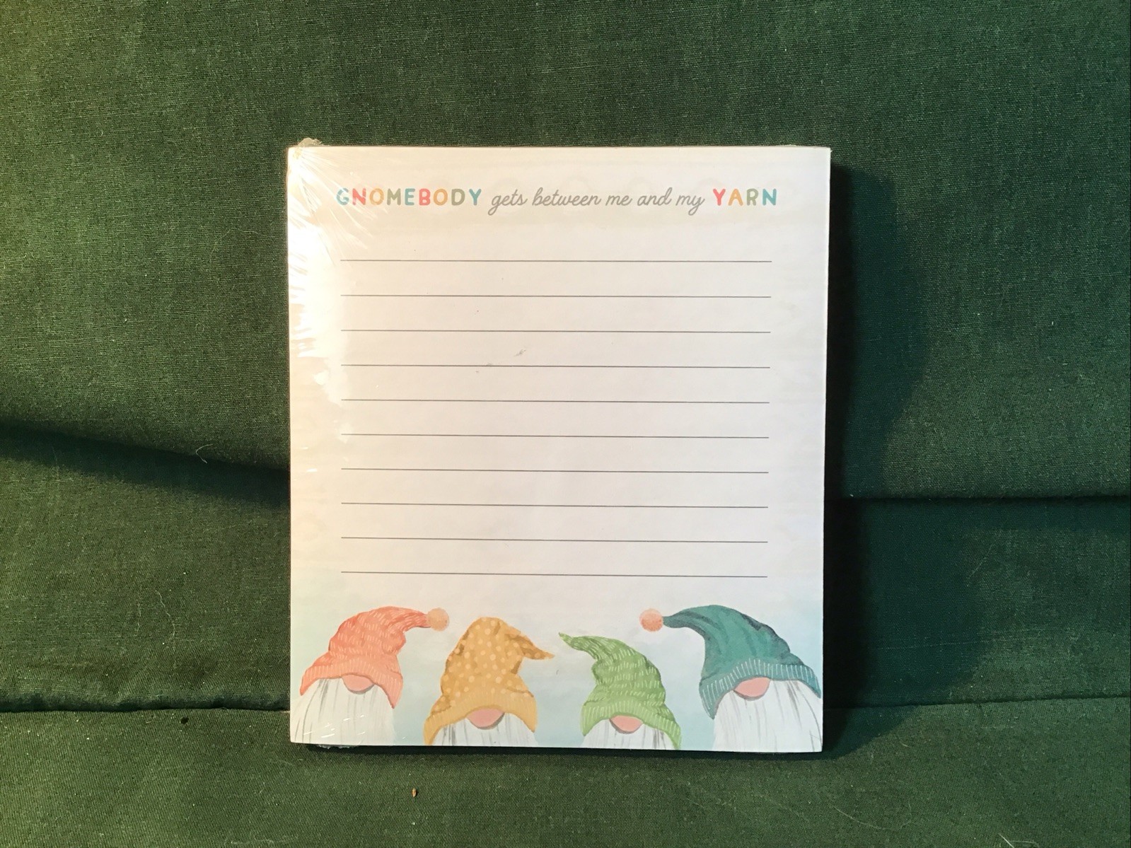 Gnomebody Magnetic Notepad New