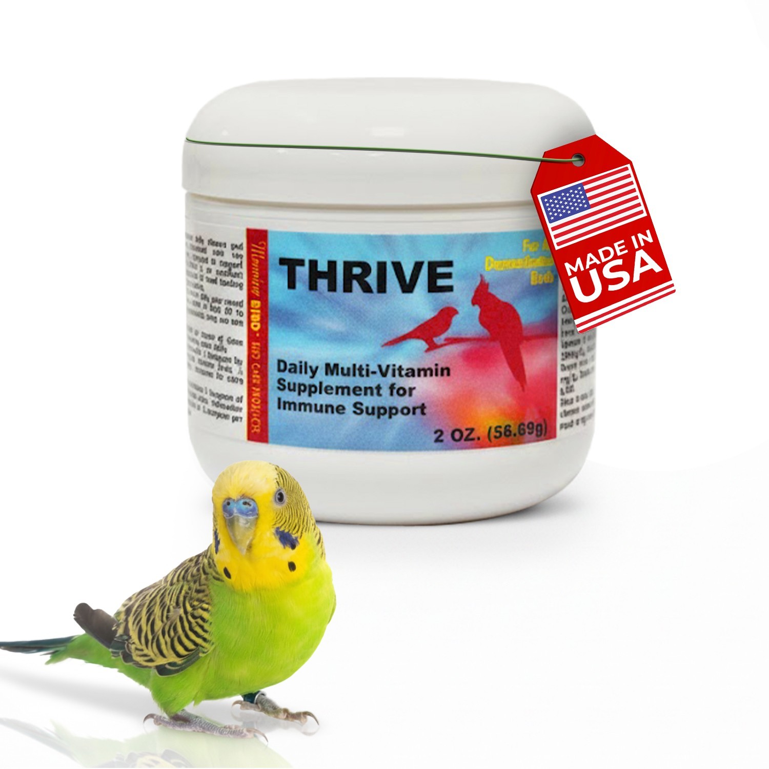 Morning Bird Thrive for Birds Multi-Vitamin Supplement for Recovery Support