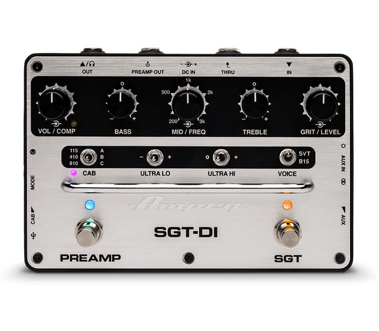 Ampeg SGT-DI DI/Preamp Bass Effects Pedal