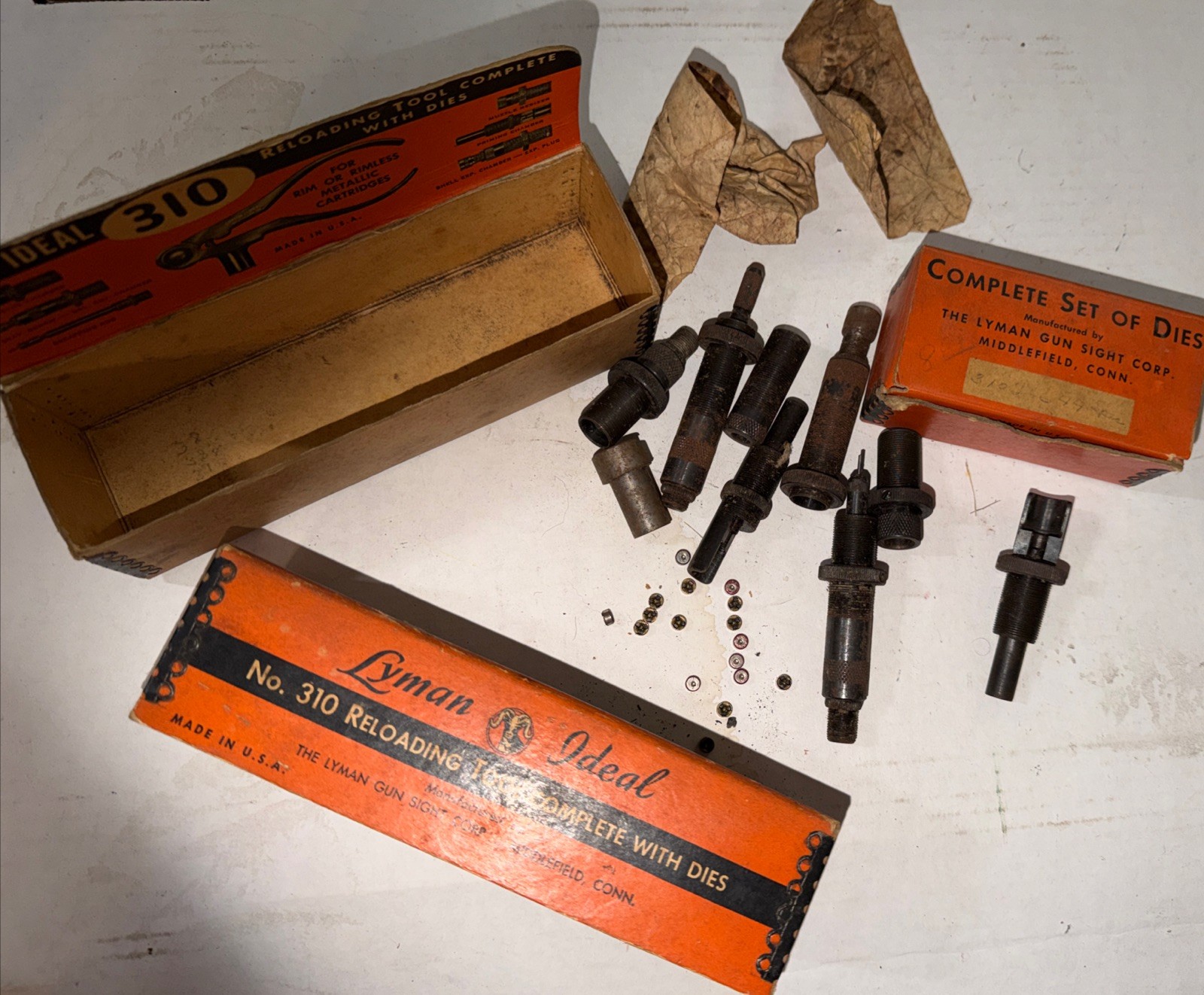 MISC. LYMAN 310 IDEAL RELOADING DIES USED .44 Spec?