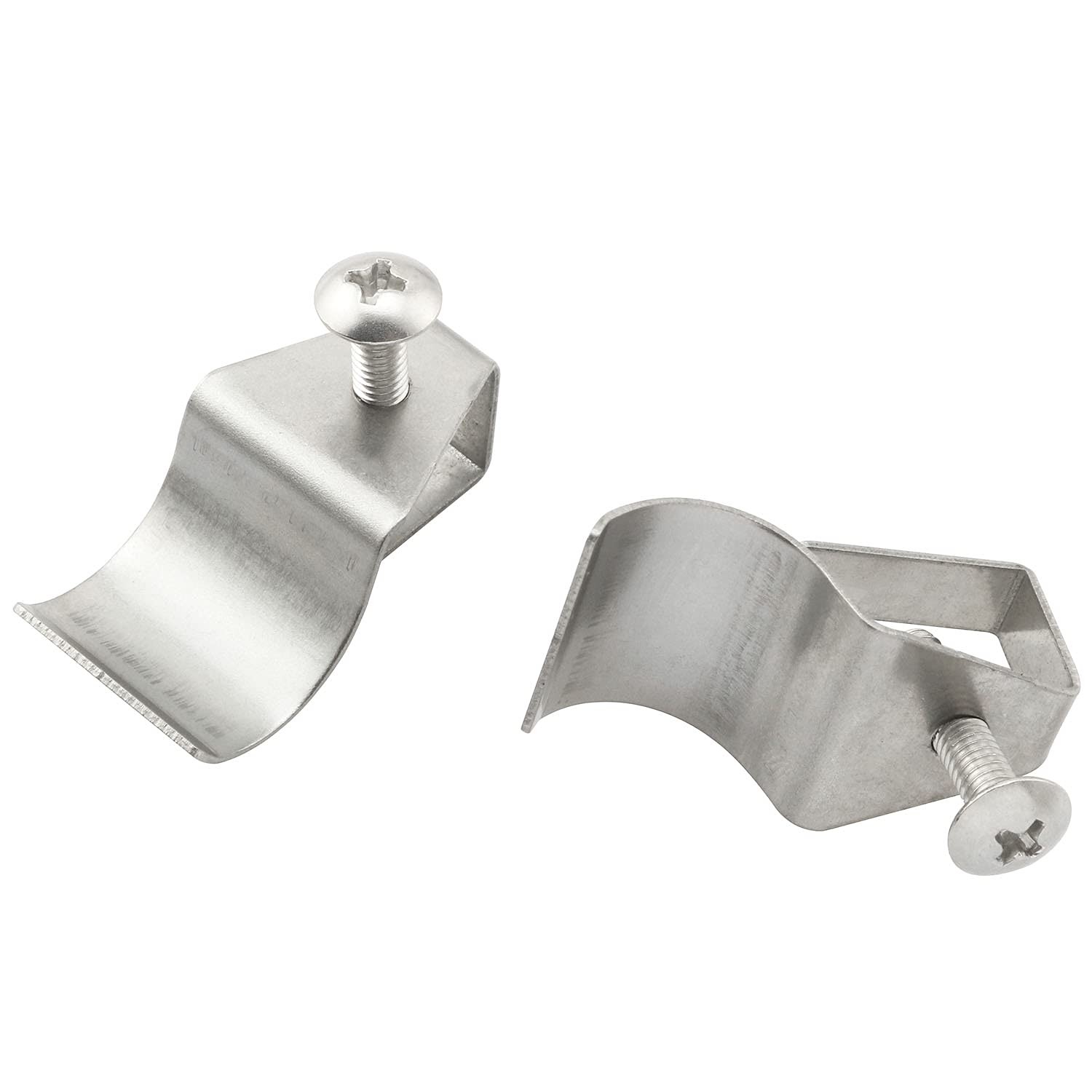 TAODAN 4PCS Vinyl Siding Clips Hooks No-Hole Needed Silver