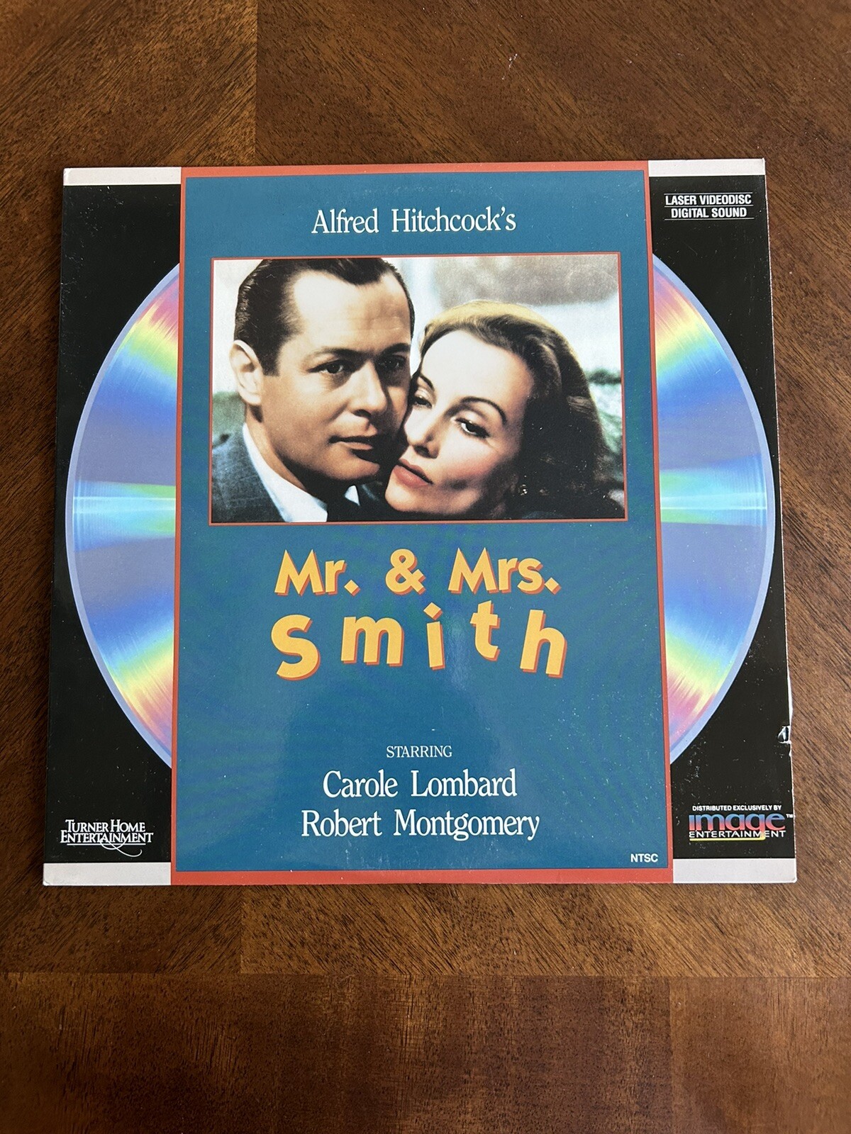 Mr. & Mrs. Smith Laserdisc - Alfred Hitchcock - In Excellent Condition