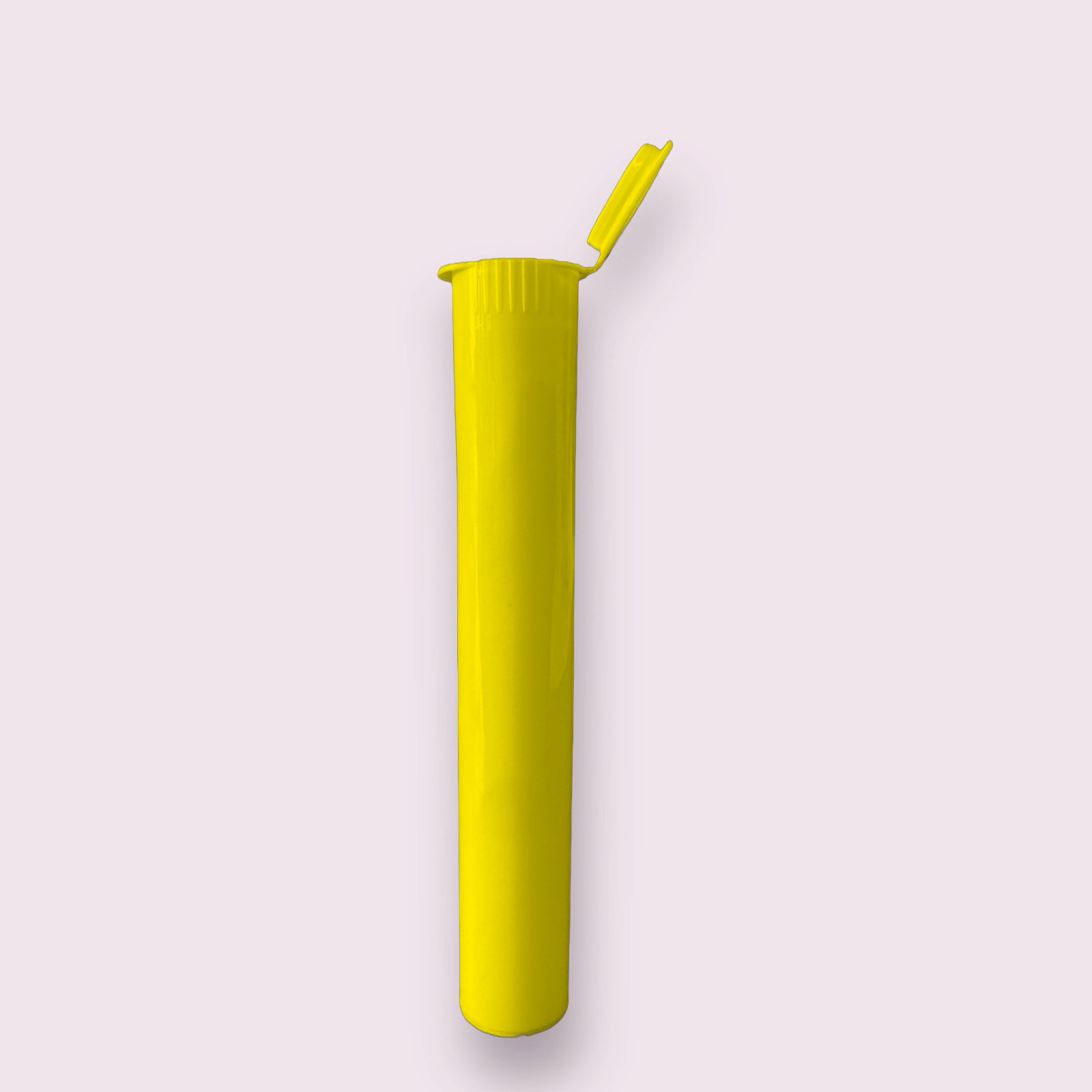116mm Yellow King Size Pop Top Tubes - Plastic Storage (500 count)