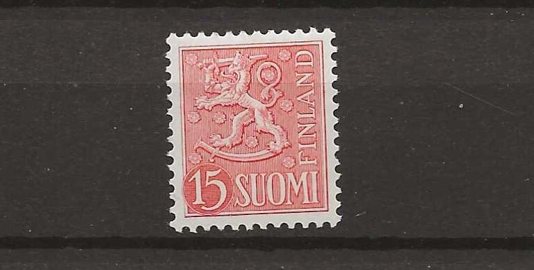 Finland 1954 Lion afa 437 MNH