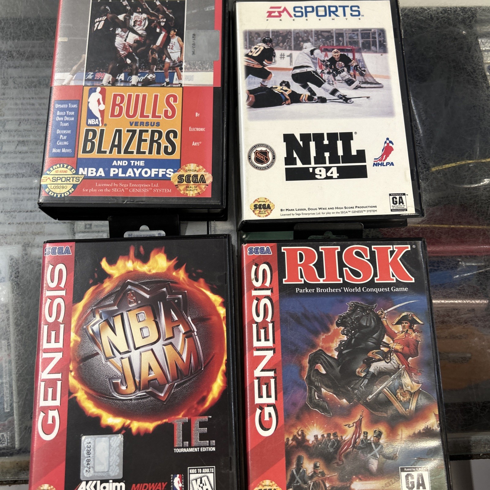 4 Sport Bundle - Sega Genesis - Authentic - Complete