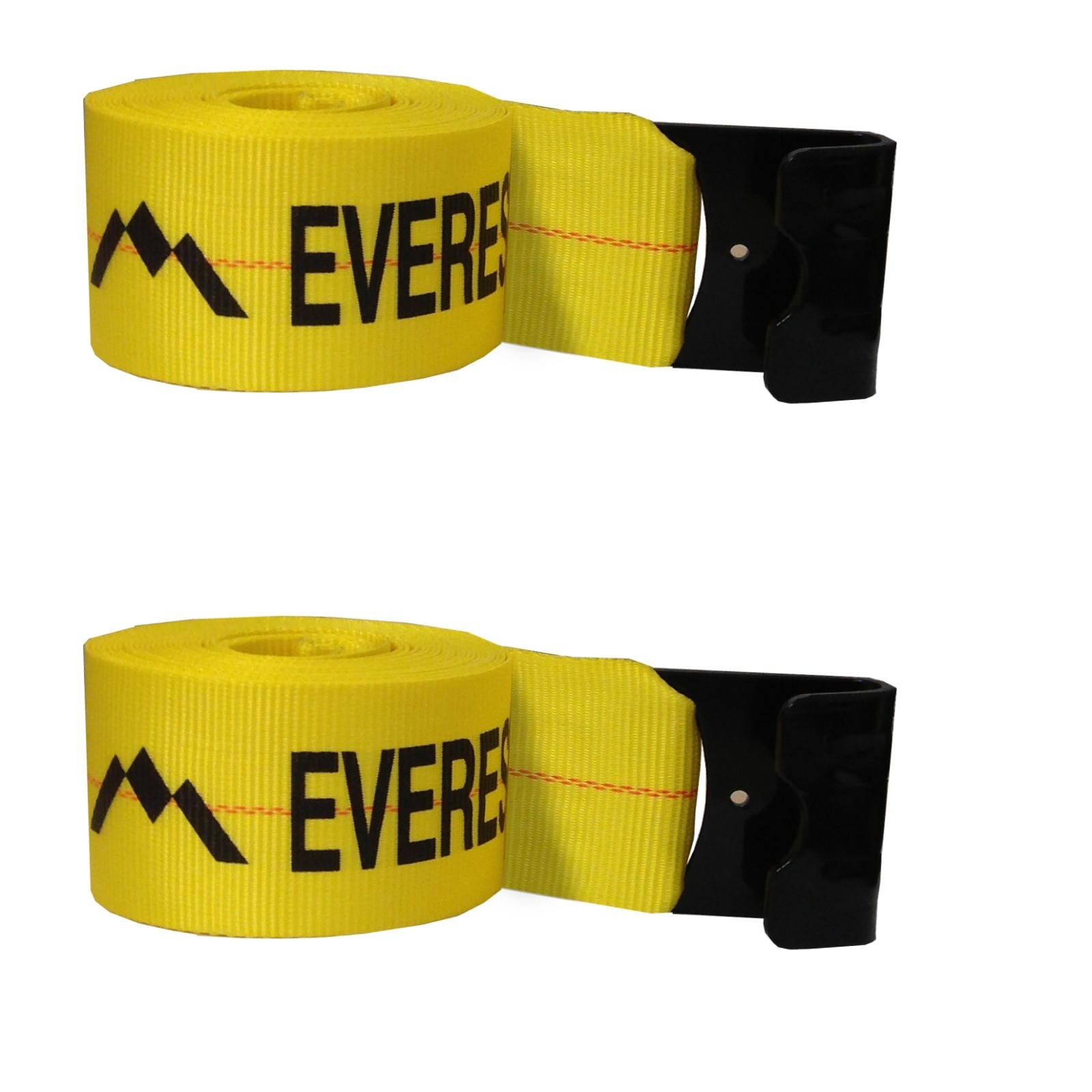 2 PK 4" x 30' Winch Straps Heavy Duty Tie Down Truck Straps 16200 Lbs BS